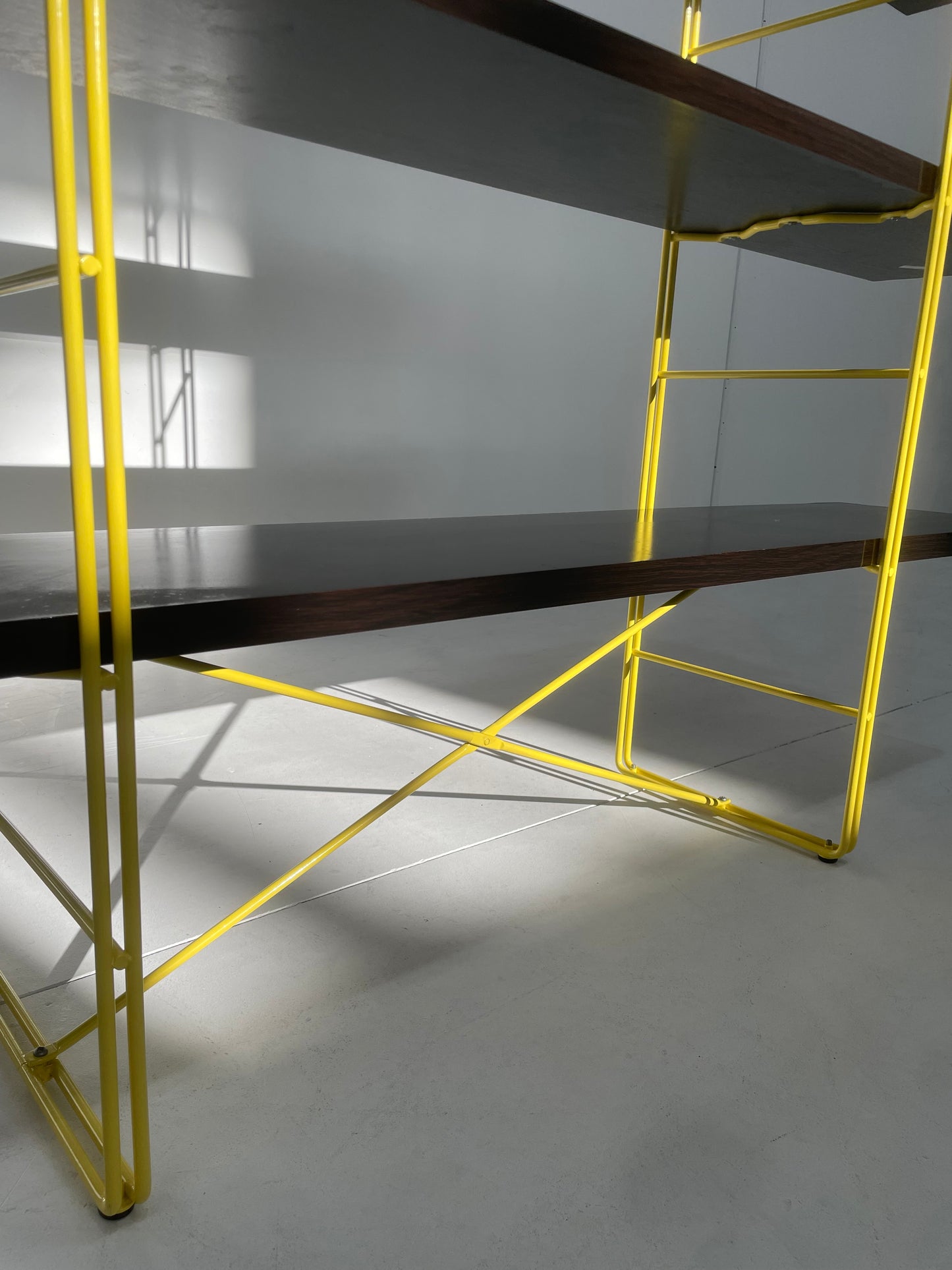 Black & Yellow ENETRI Shelving Unit