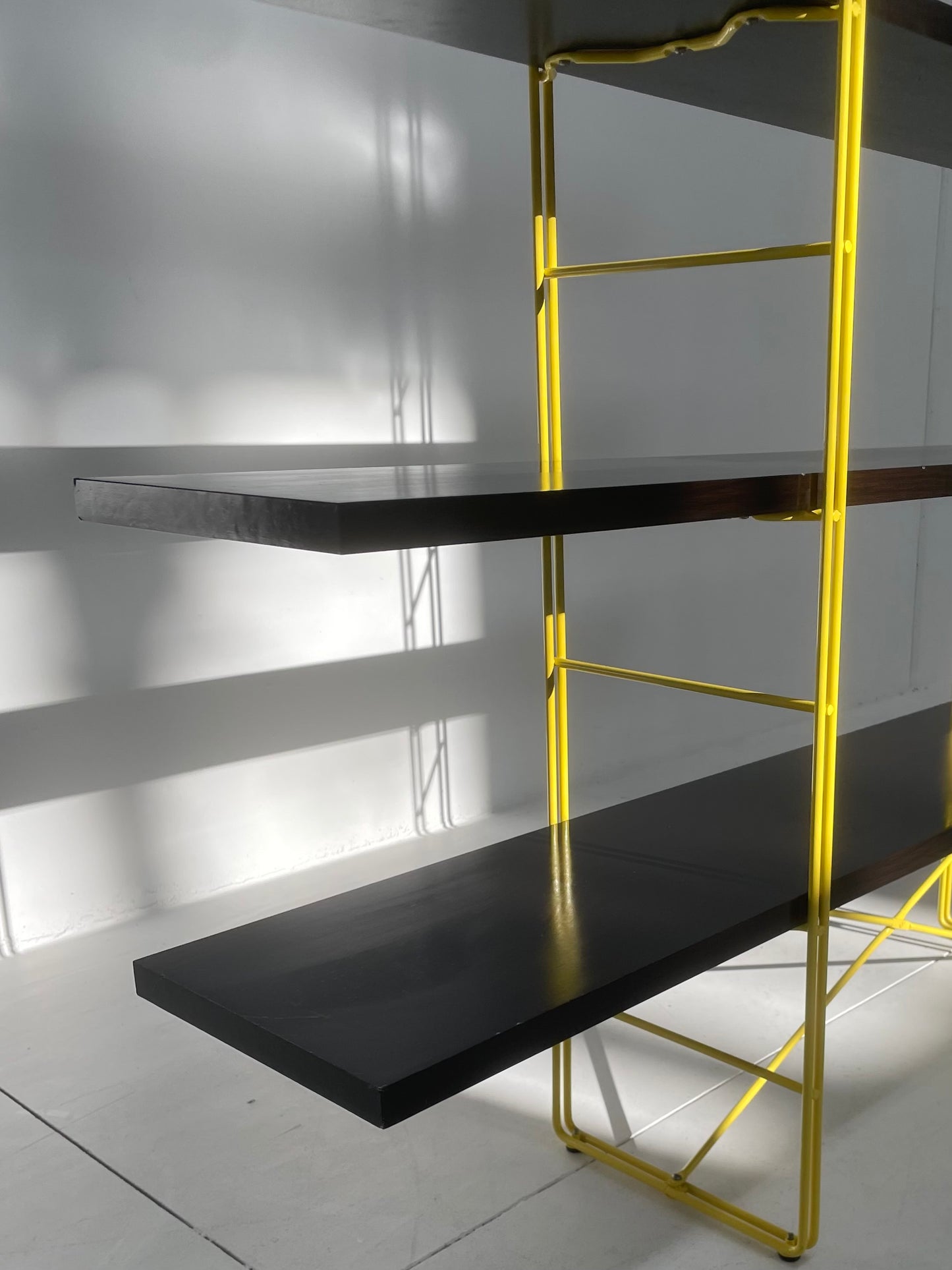 Black & Yellow ENETRI Shelving Unit