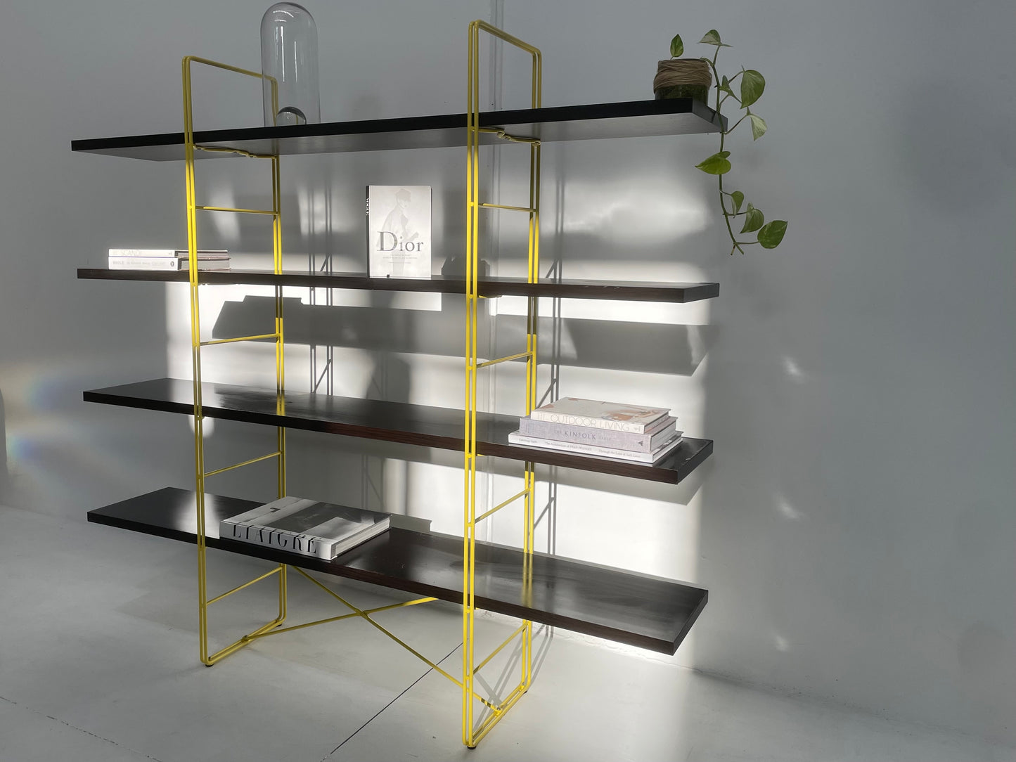 Black & Yellow ENETRI Shelving Unit