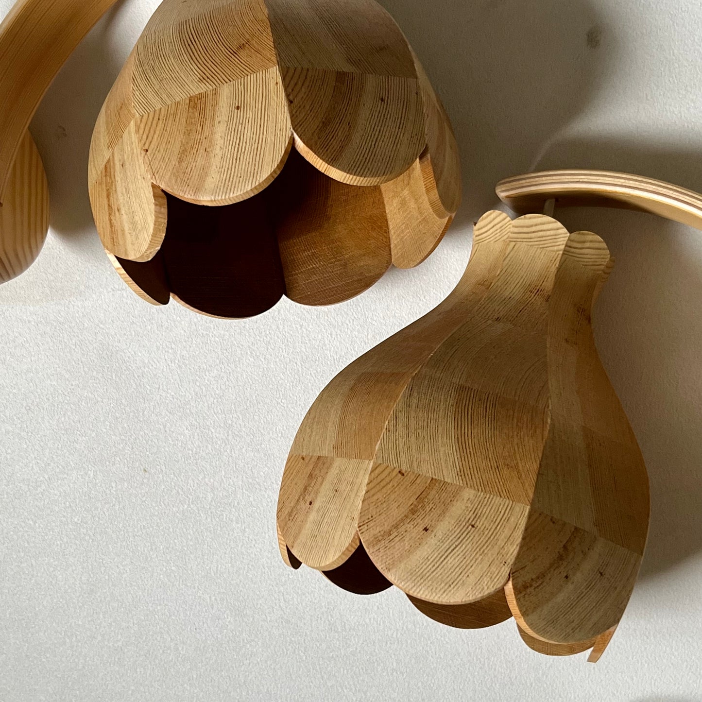 Pair of Scalloped Swedish Wall Lights
