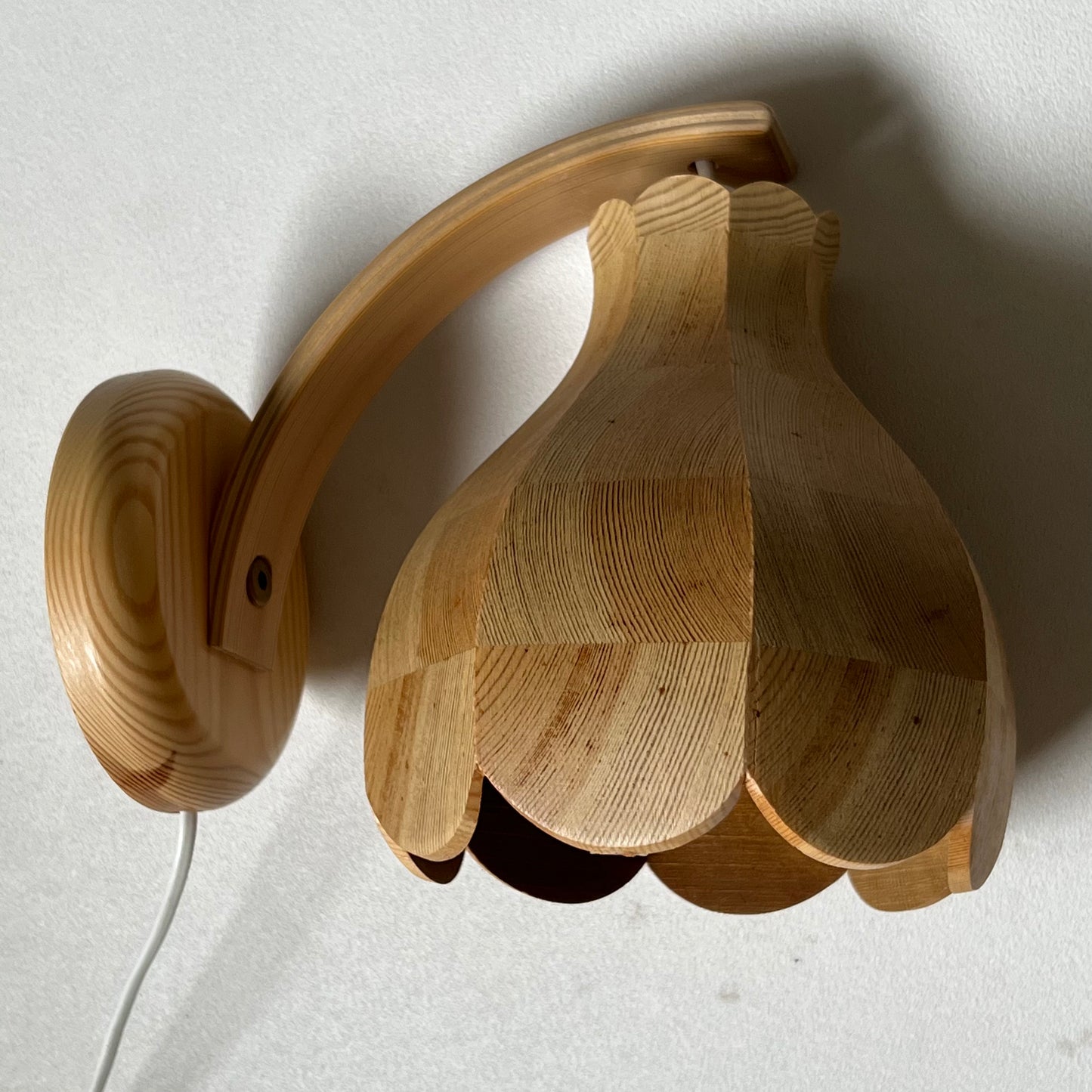 Pair of Scalloped Swedish Wall Lights