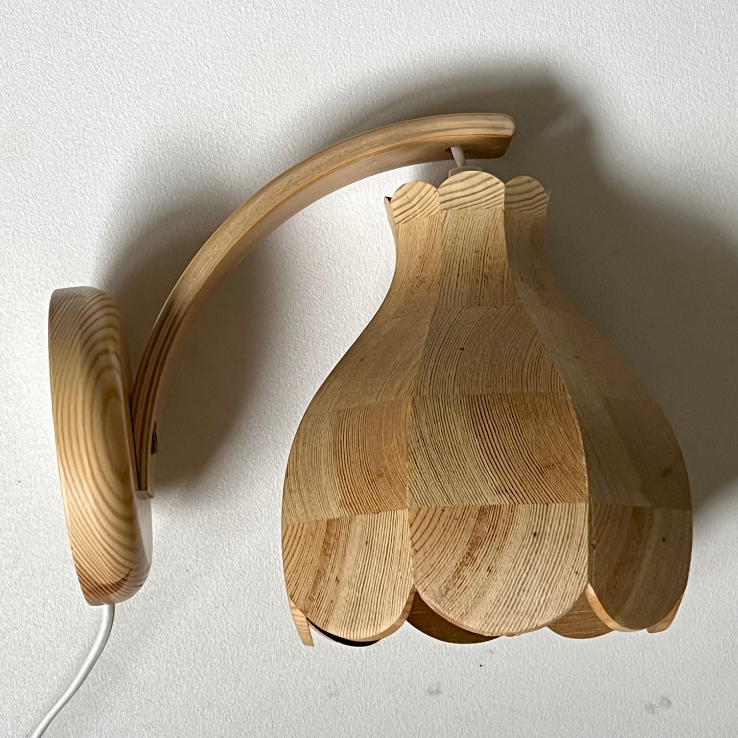 Pair of Scalloped Swedish Wall Lights