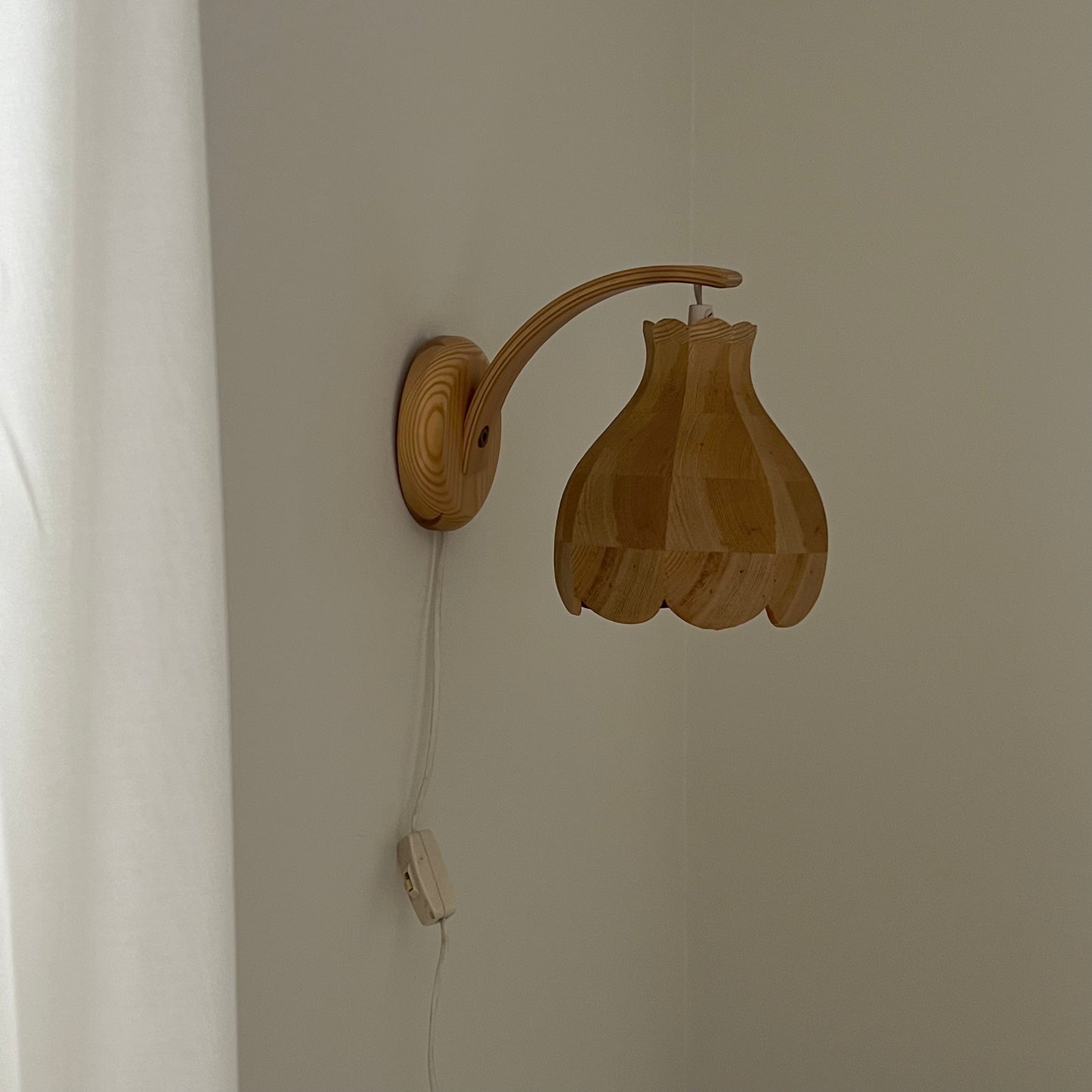 Pair of Scalloped Swedish Wall Lights