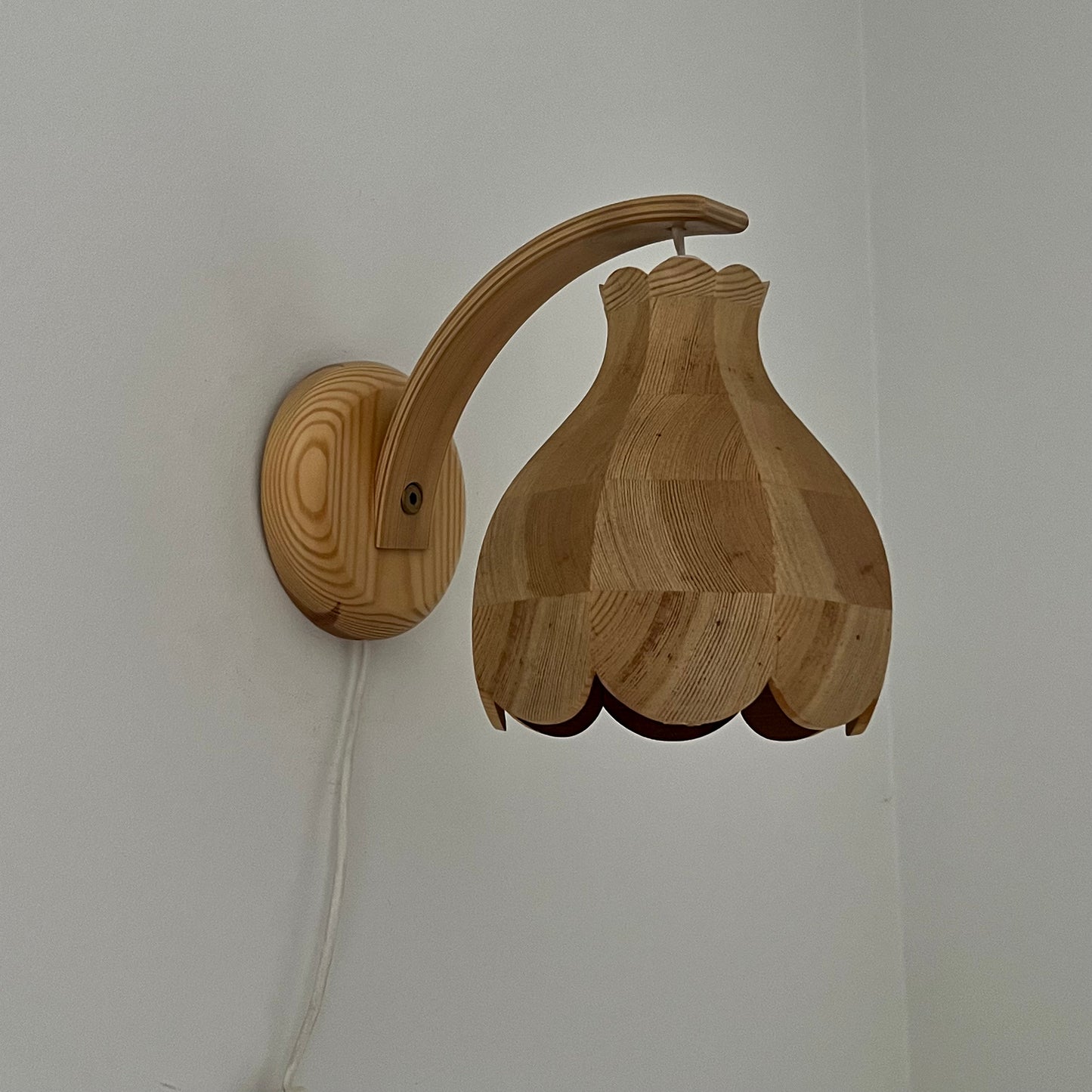 Pair of Scalloped Swedish Wall Lights