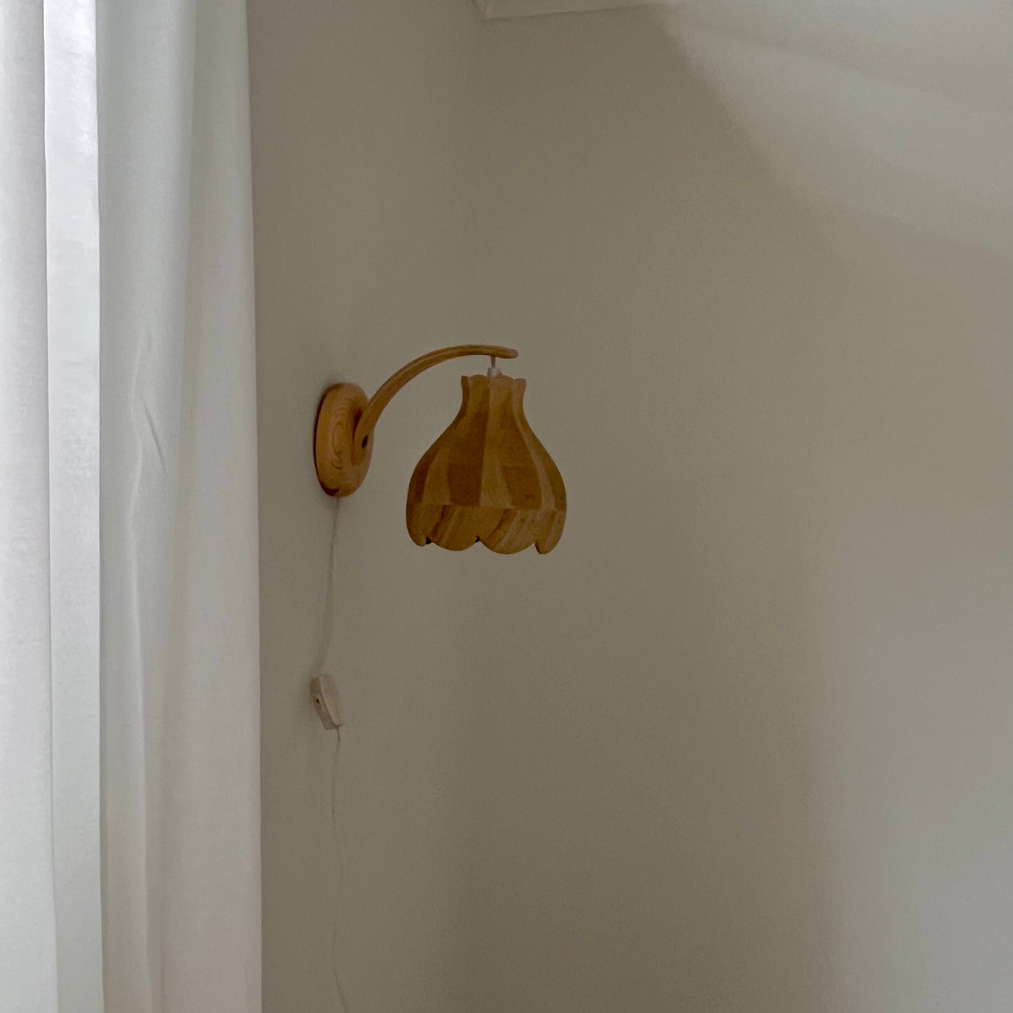 Pair of Scalloped Swedish Wall Lights