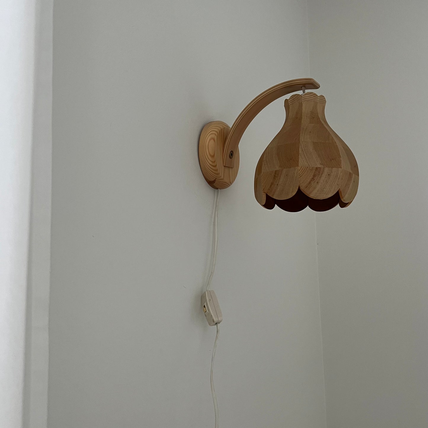 Pair of Scalloped Swedish Wall Lights