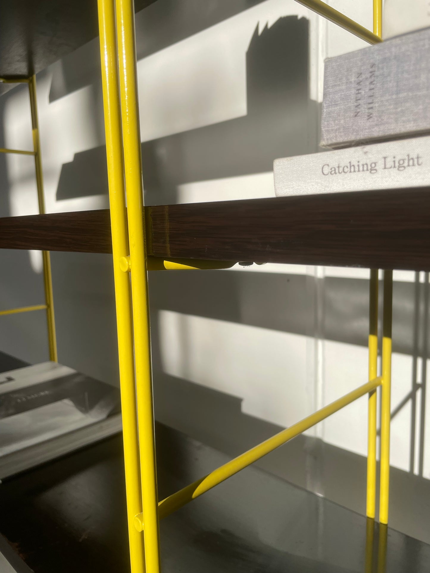 Black & Yellow ENETRI Shelving Unit