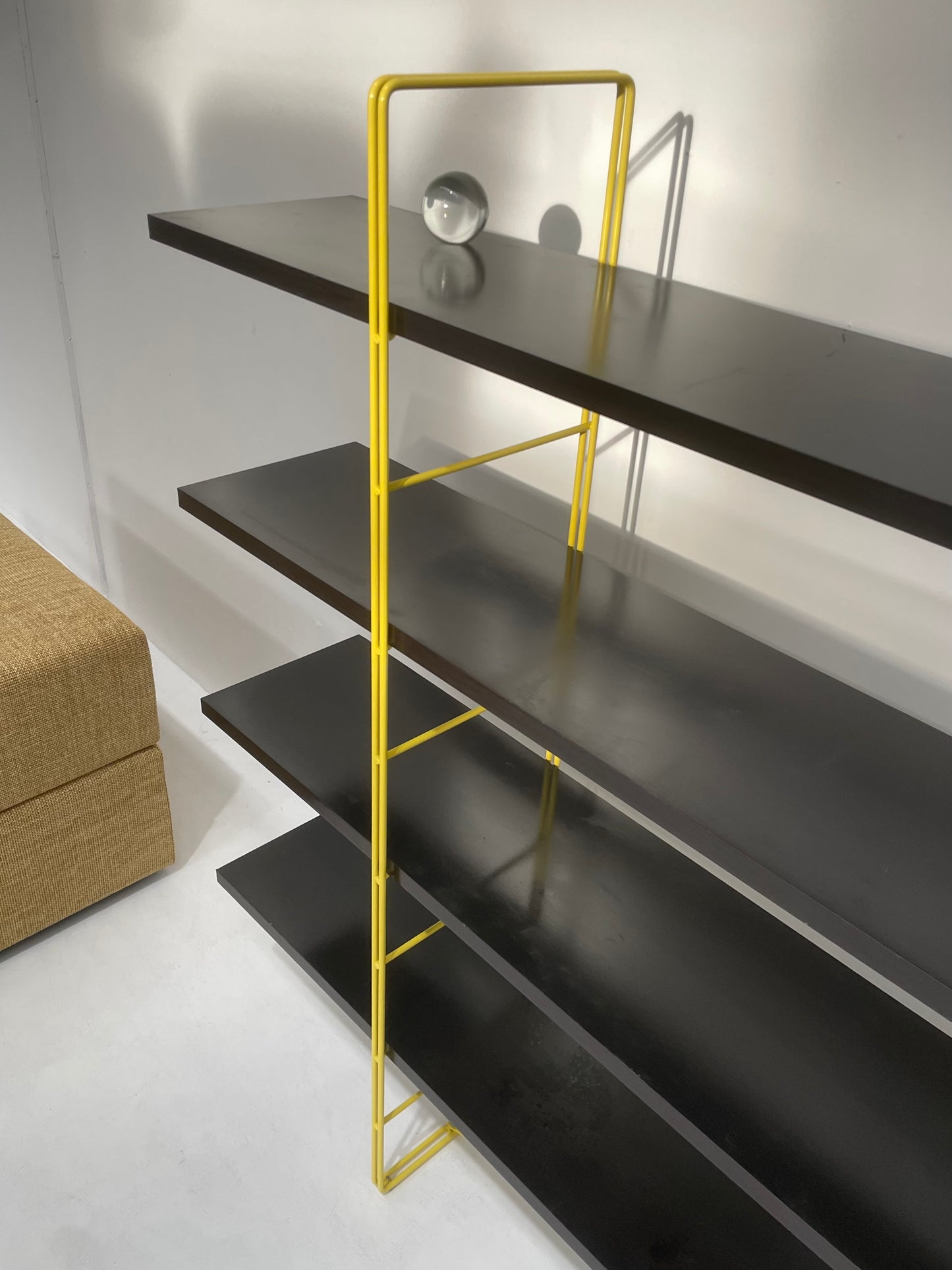 Black & Yellow ENETRI Shelving Unit