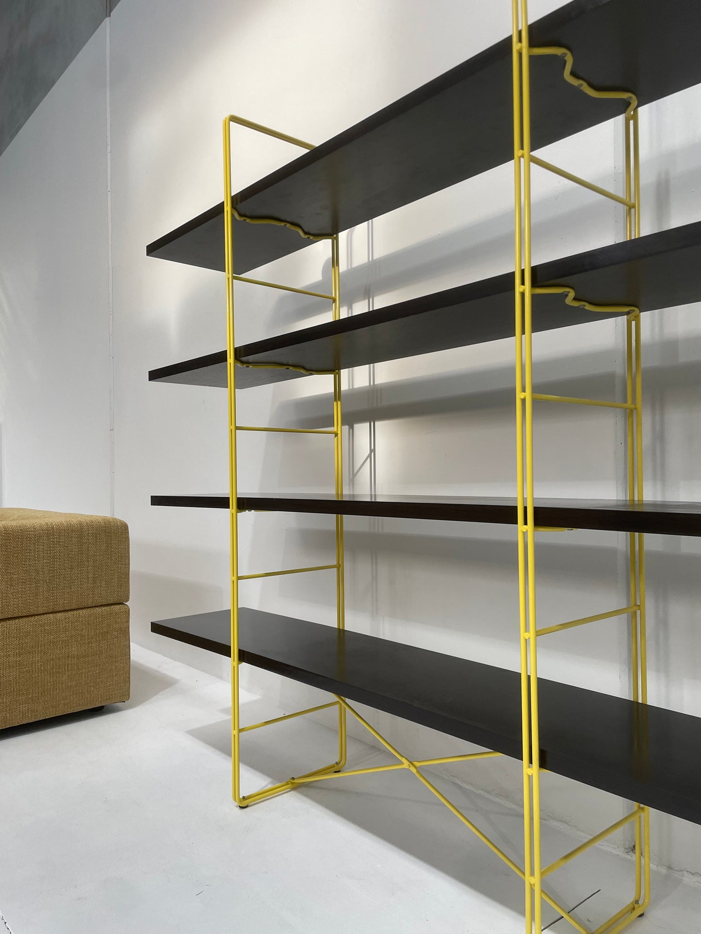 Black & Yellow ENETRI Shelving Unit