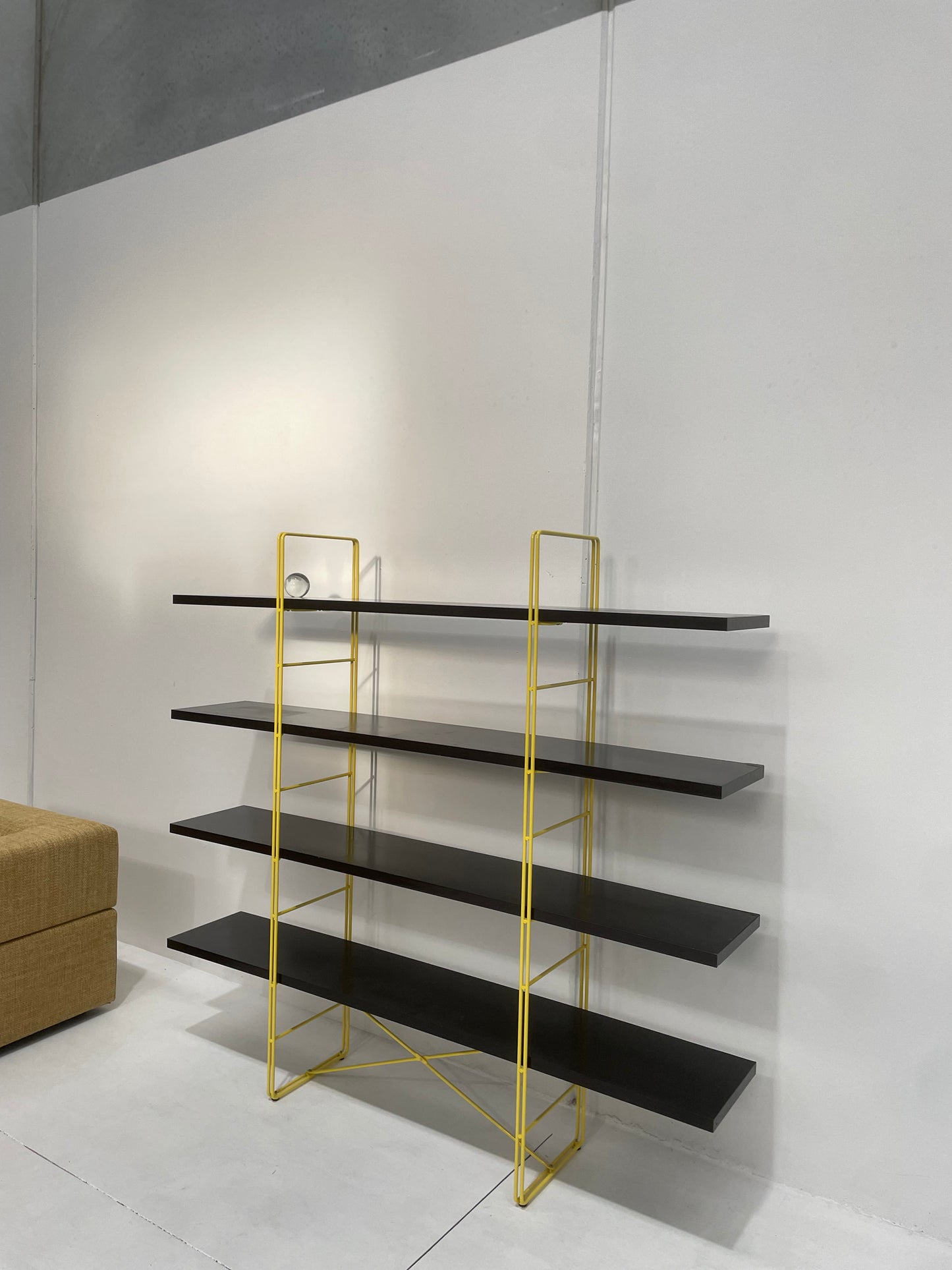 Black & Yellow ENETRI Shelving Unit