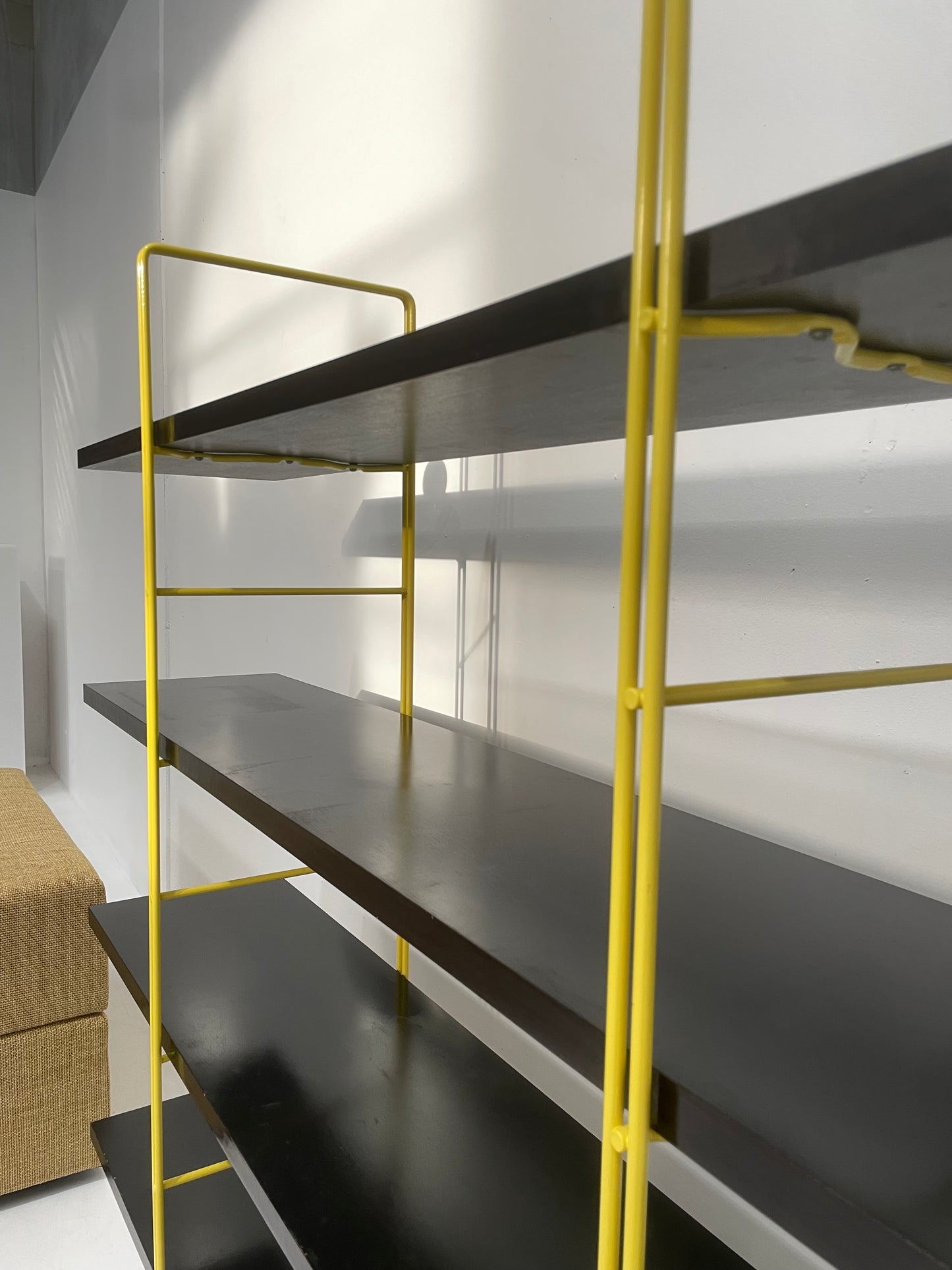 Black & Yellow ENETRI Shelving Unit