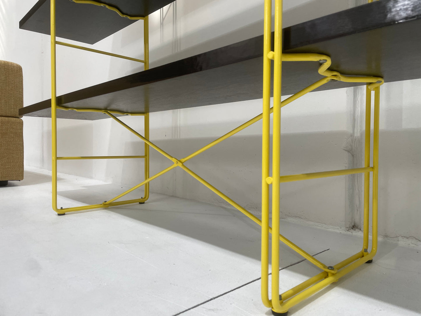 Black & Yellow ENETRI Shelving Unit