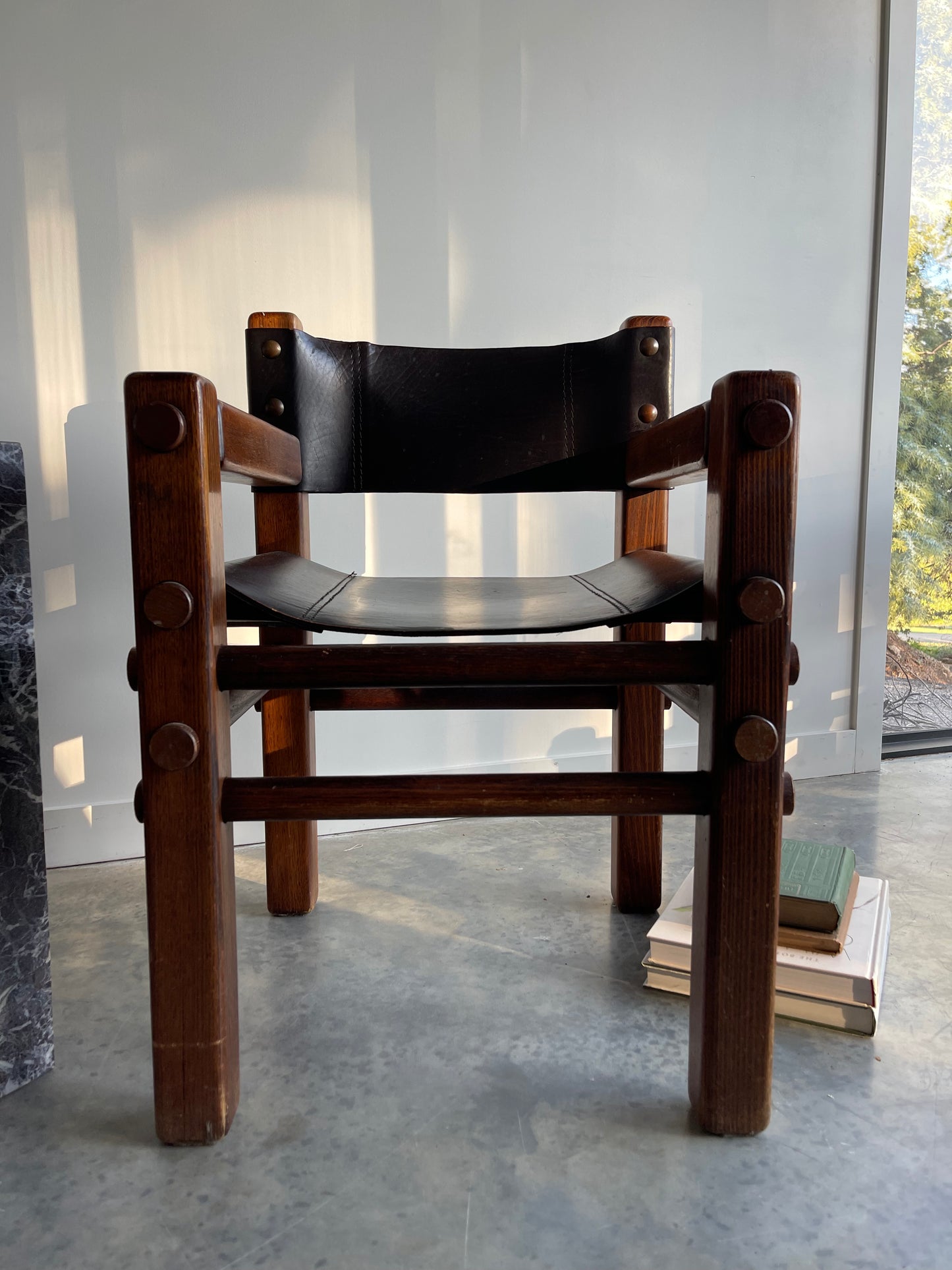 - Pair of Norman Archibald Nore Leather Dining Chairs
