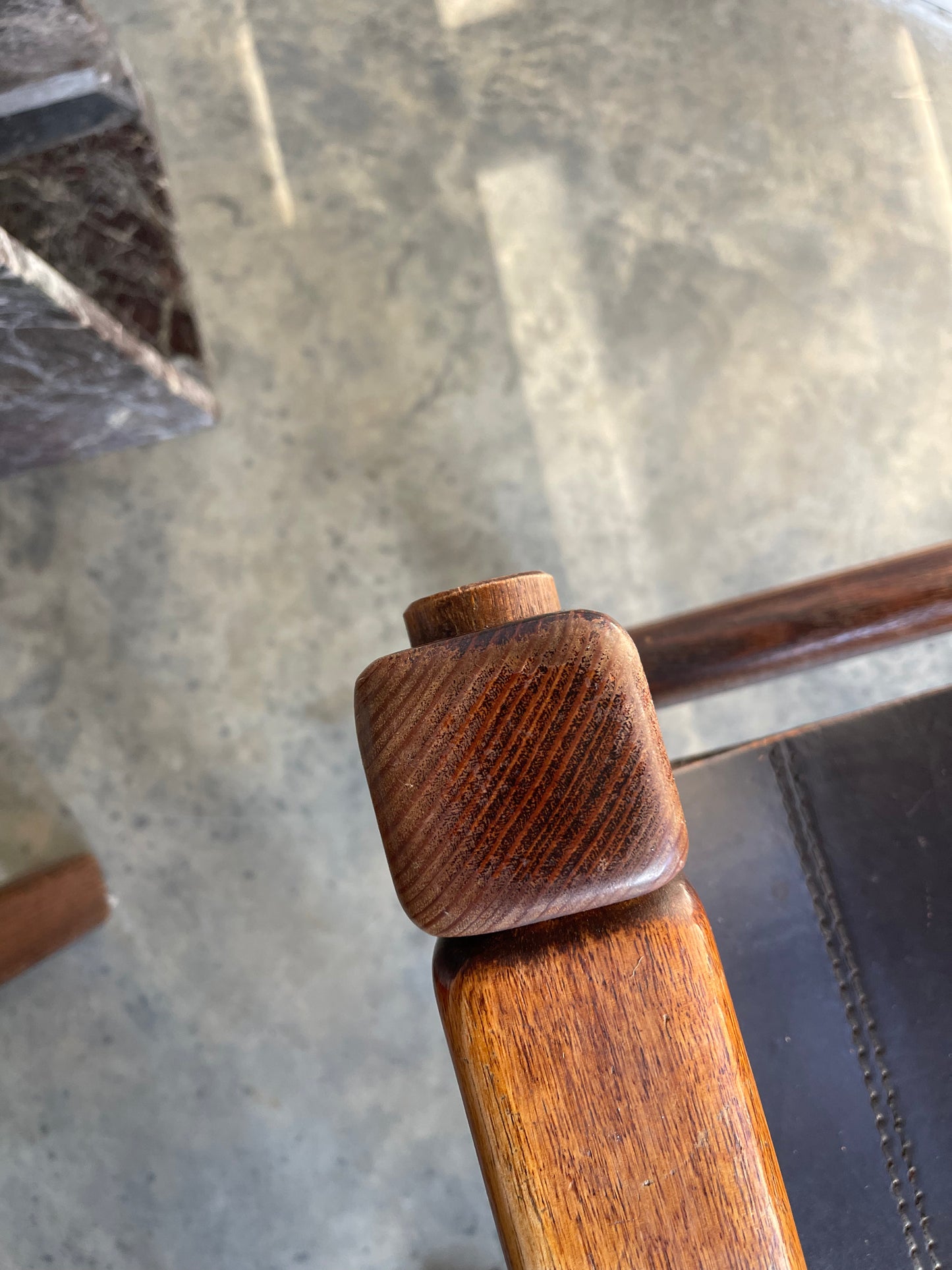 - Pair of Norman Archibald Nore Leather Dining Chairs