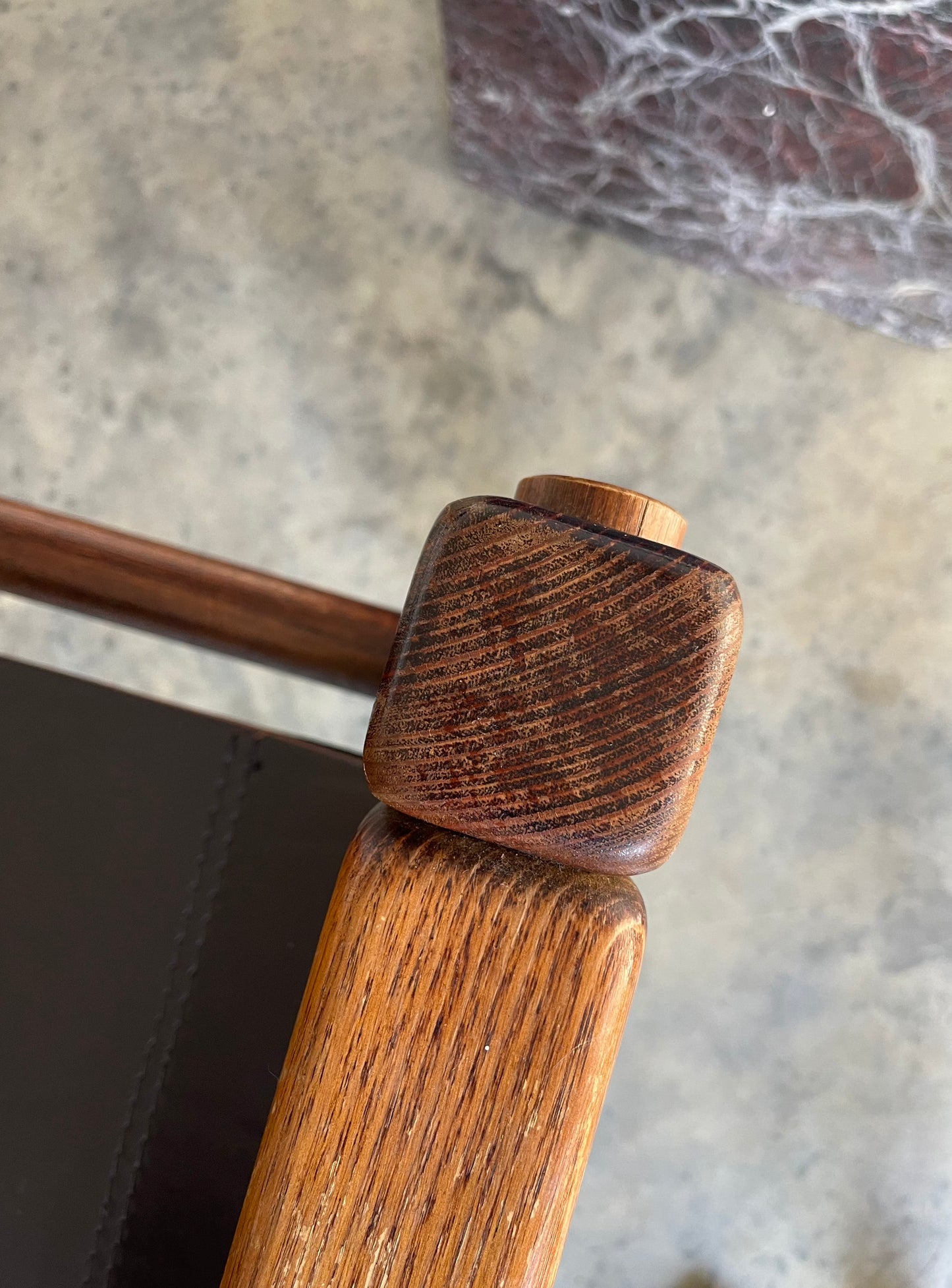 - Pair of Norman Archibald Nore Leather Dining Chairs