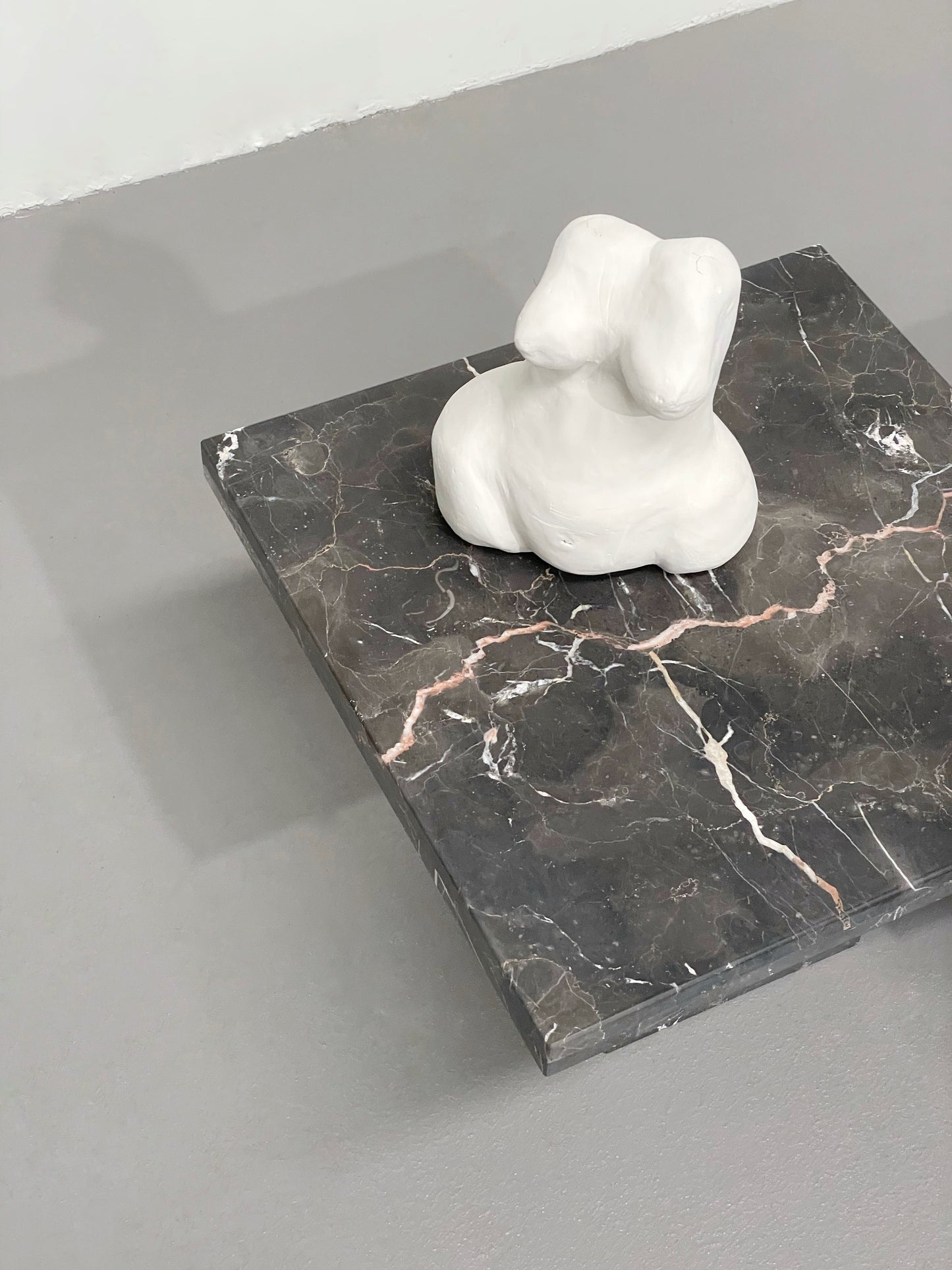 Set of Vintage Ombra Di Caravaggio Marble Nesting Coffee Tables