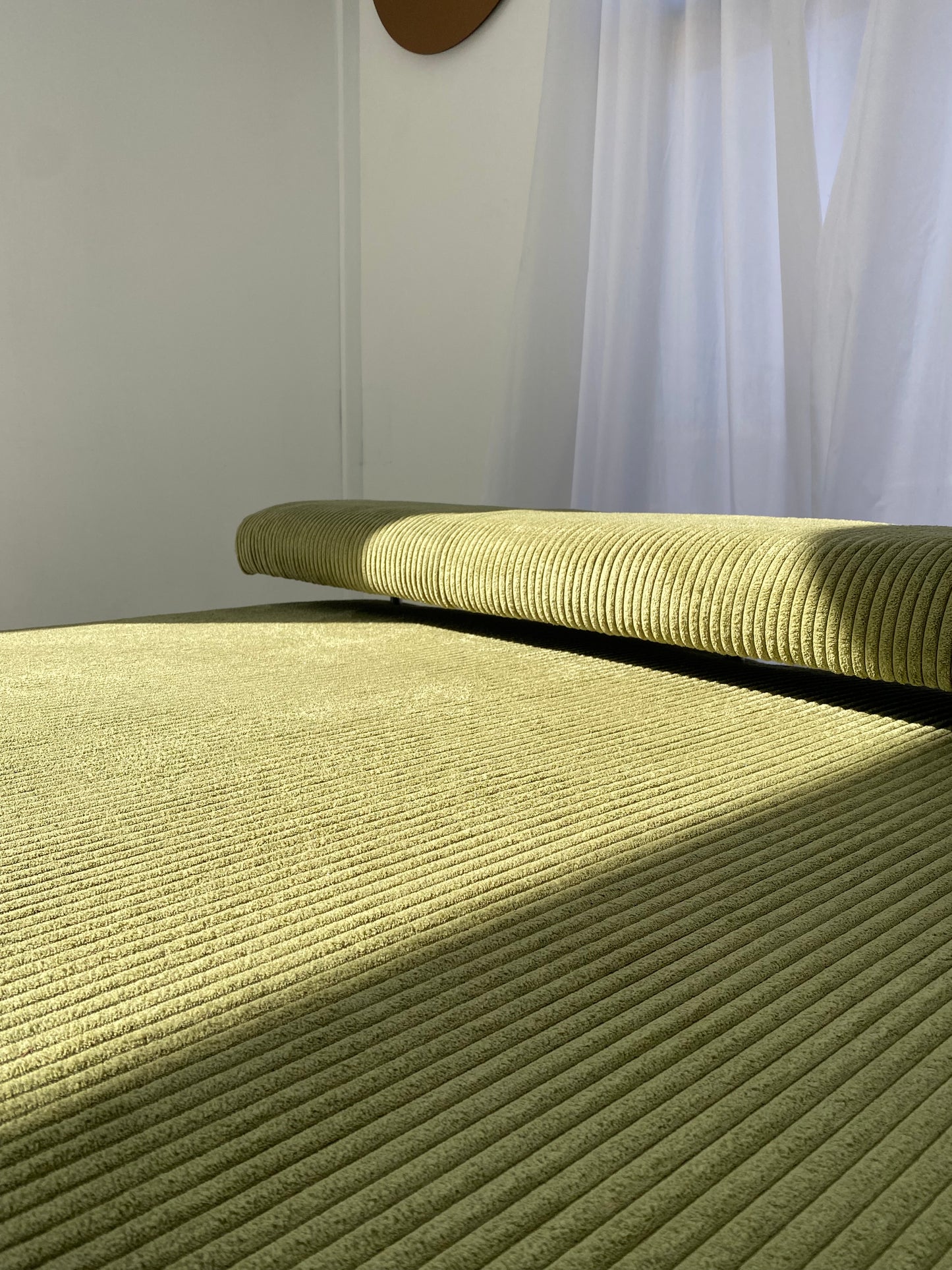 Green Modular Corduroy Sofa