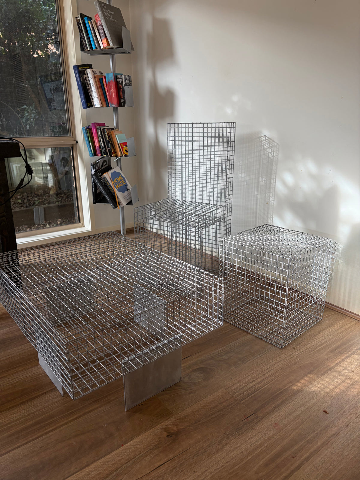 Unique Handmade Mesh and Aluminium Coffee Table