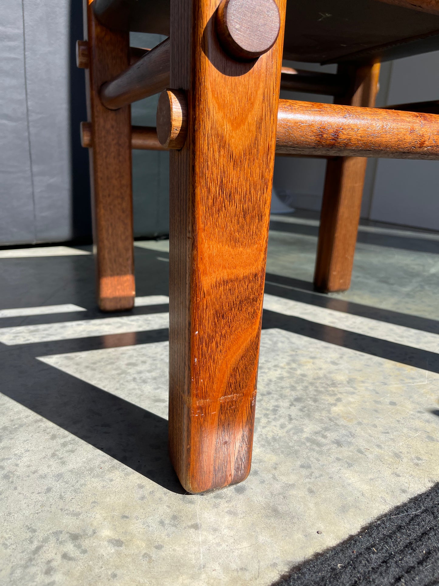 - Pair of Norman Archibald Nore Leather Dining Chairs