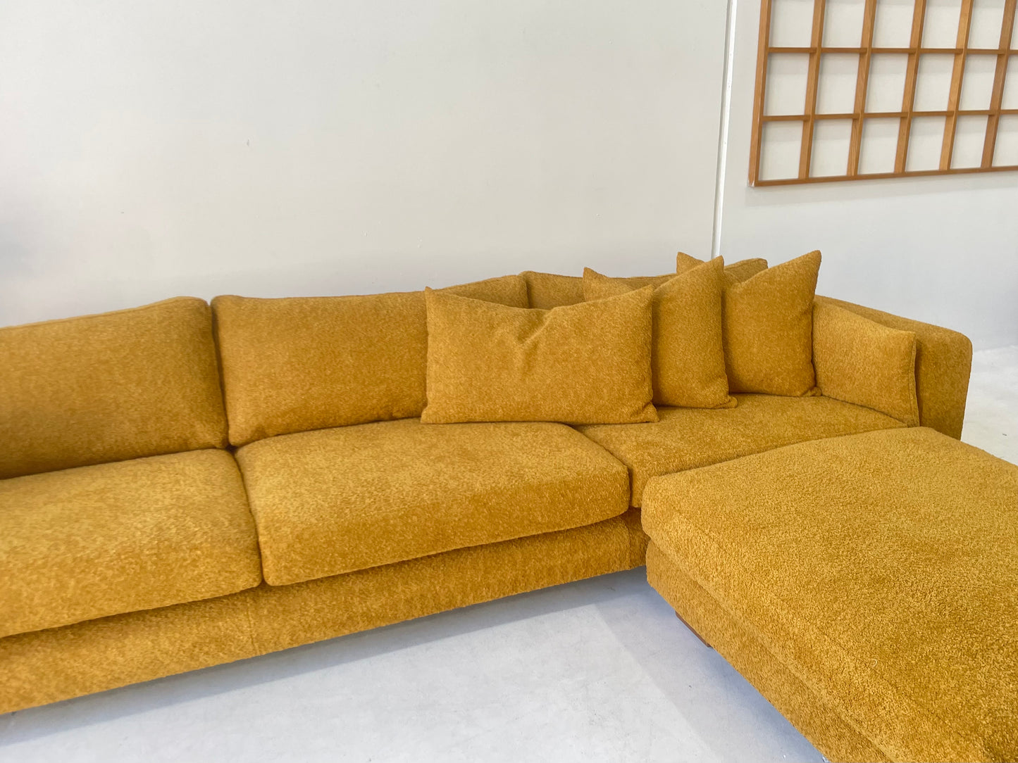 Mustard Jardan Sofa & Ottoman