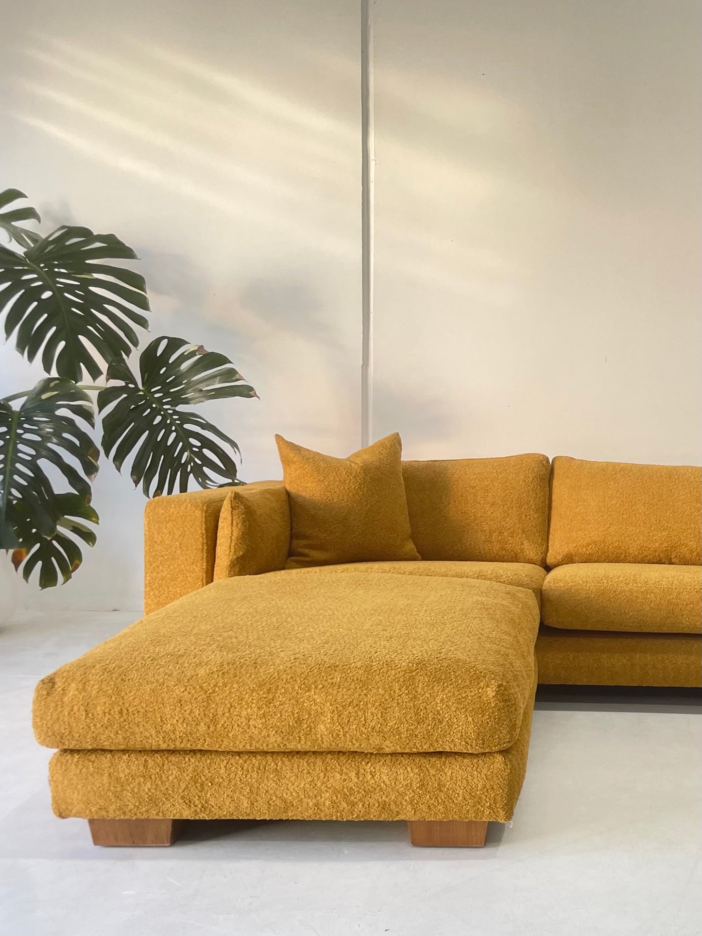 Mustard Jardan Sofa & Ottoman