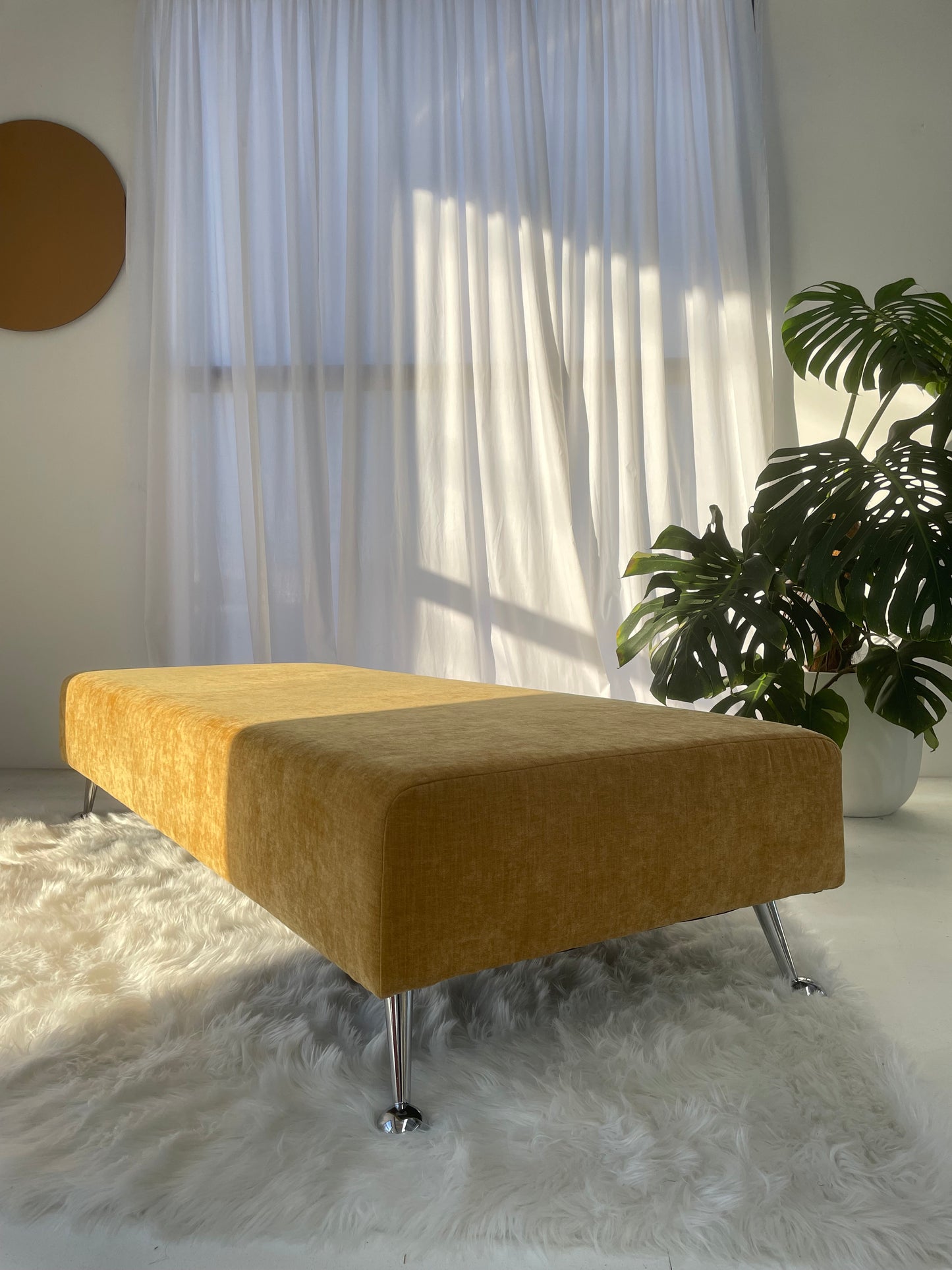 Large Mustard Daybed