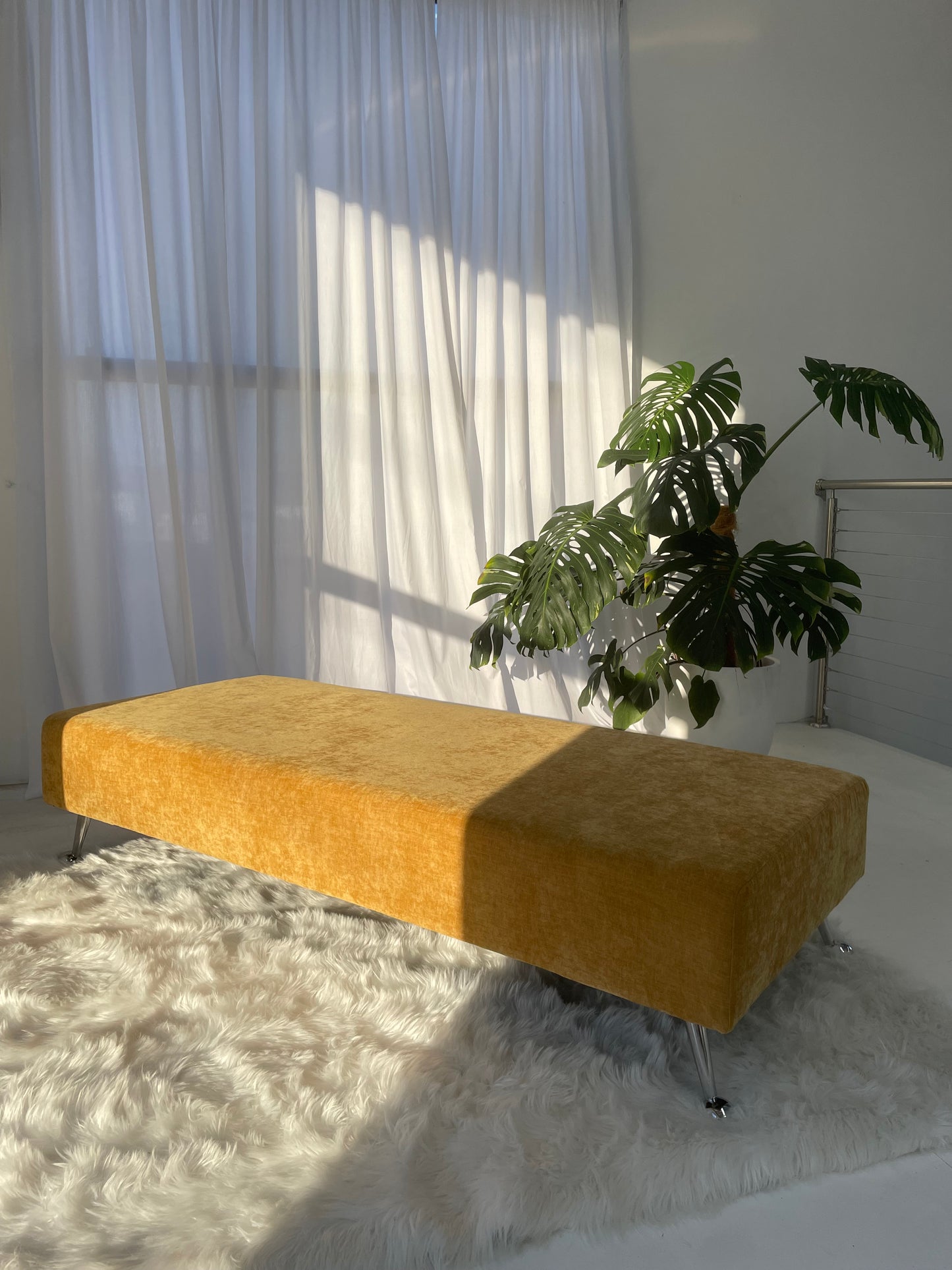 Large Mustard Daybed