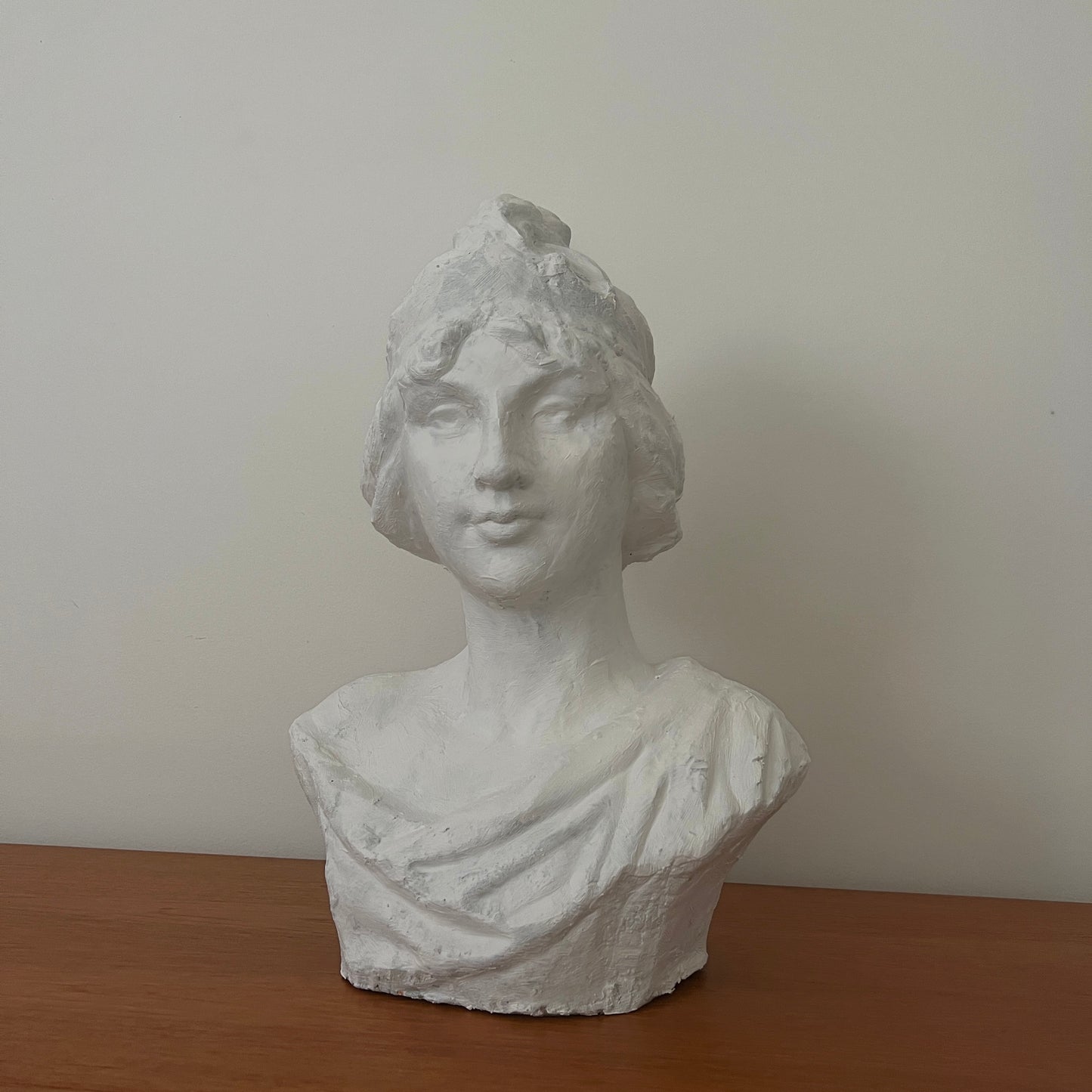 Mid Century Swedish Plaster Bust