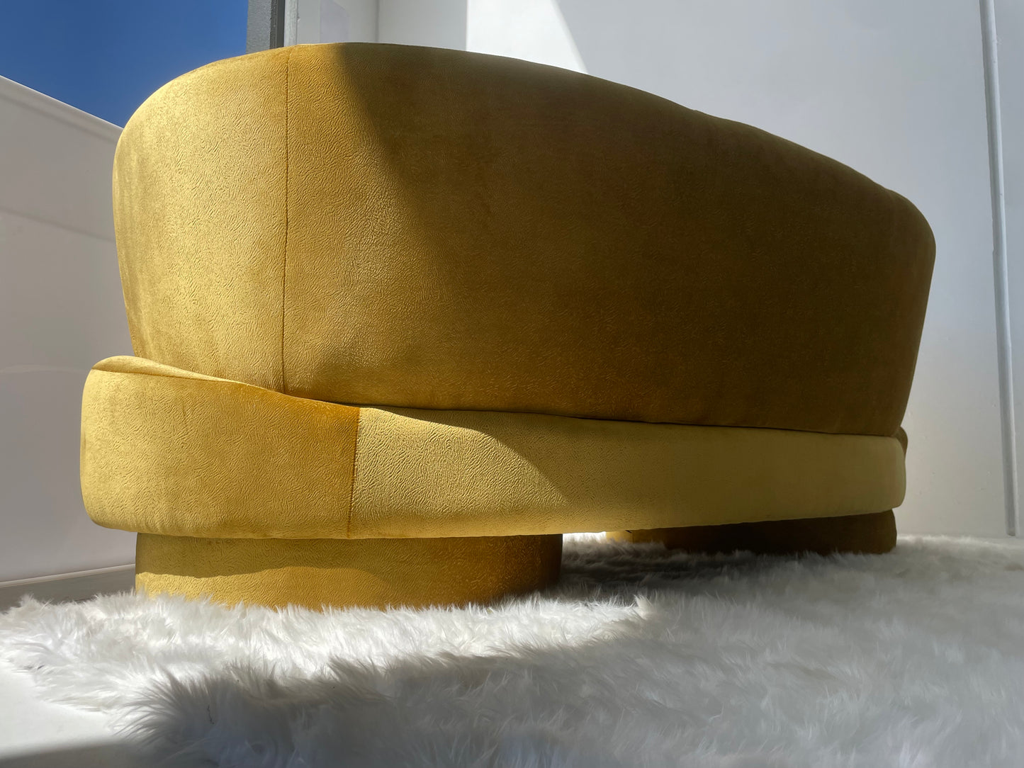 Three Seater Curved Sofa