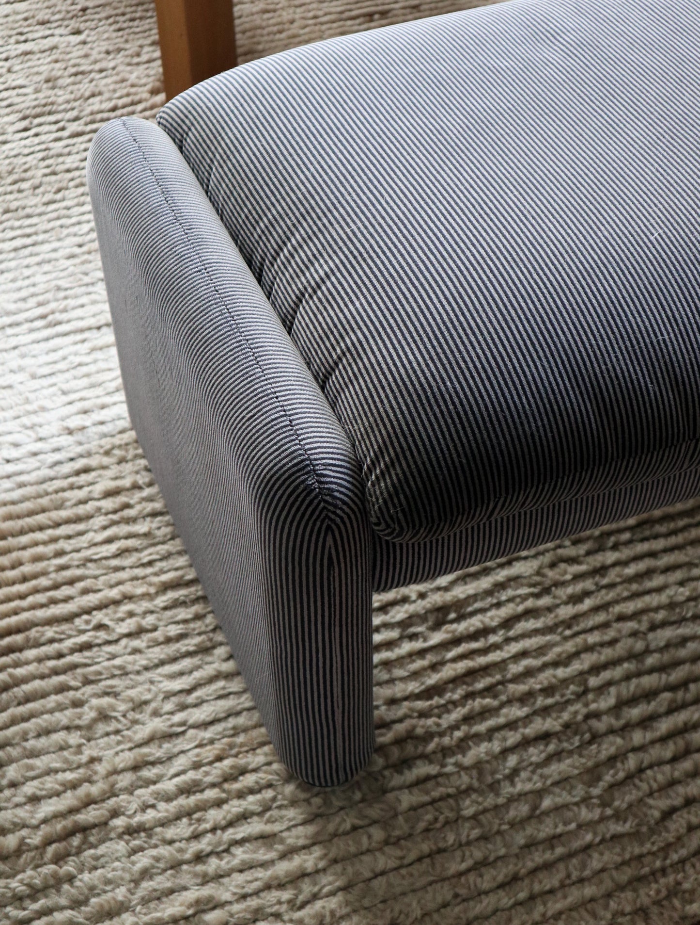 Maralunga Sofa and One Ottoman by Vico Magistretti for Cassina, Italy 1970s