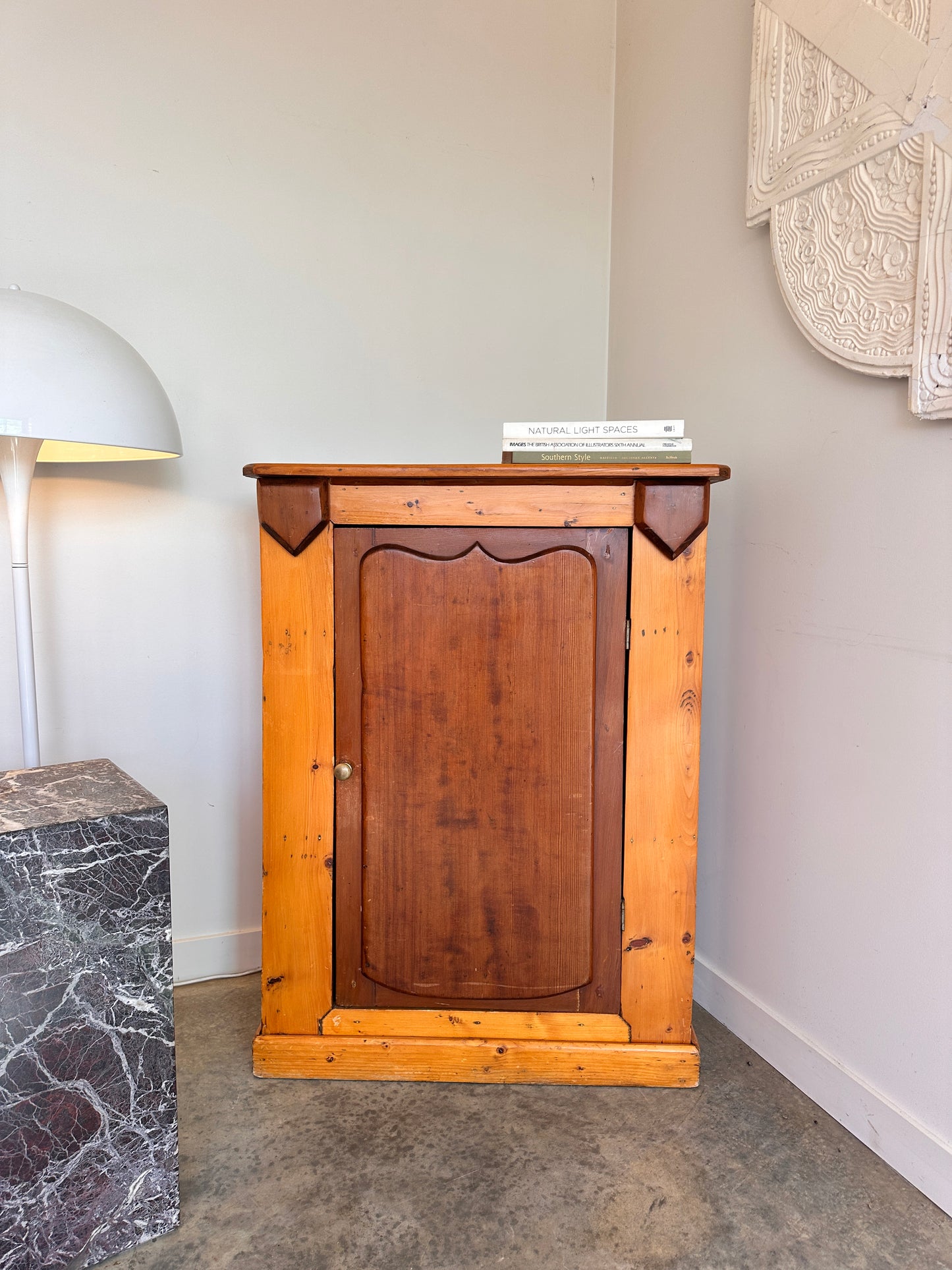 Vintage Kauri Pine Hall Cabinet