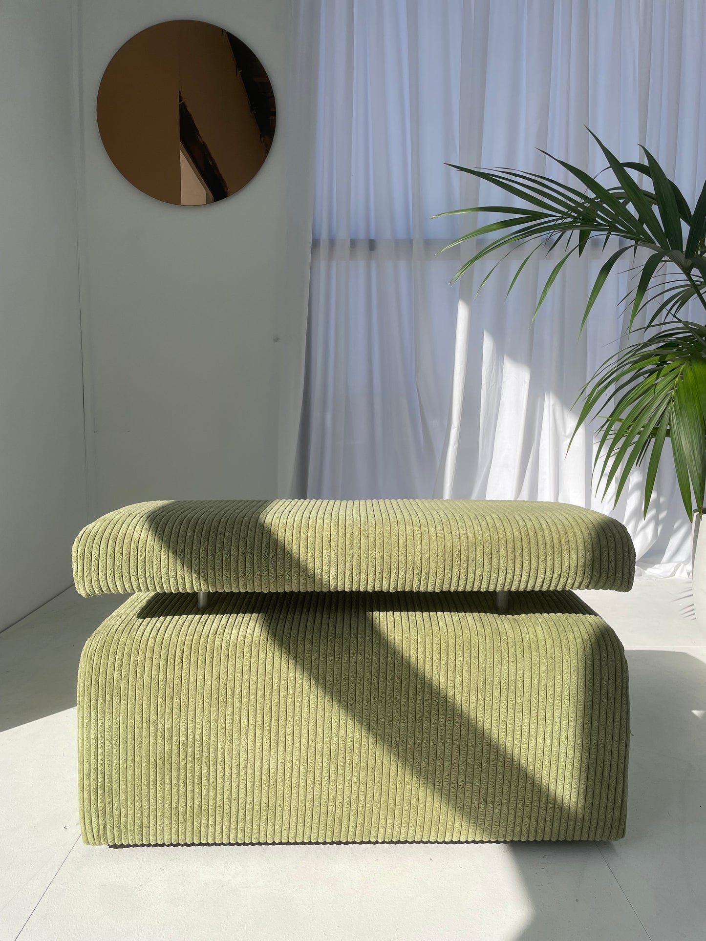 Green Modular Corduroy Sofa