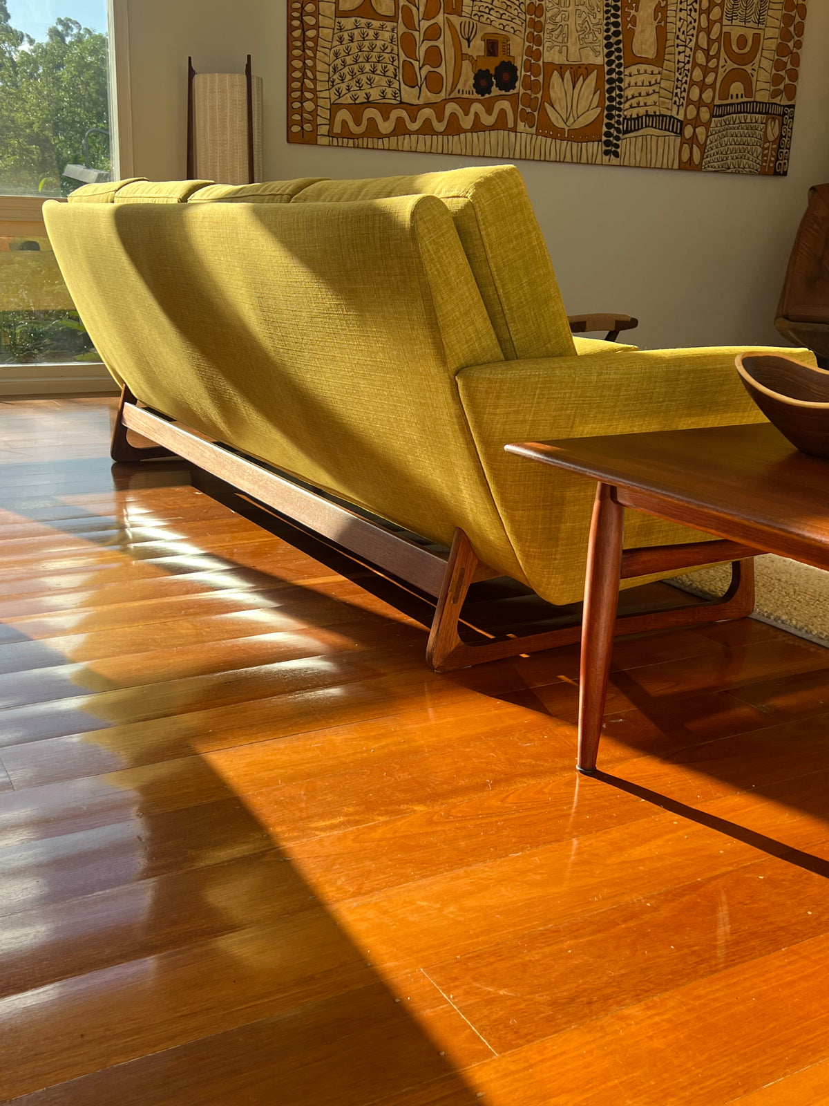 Parker Sleigh Leg Four Seater Sofa