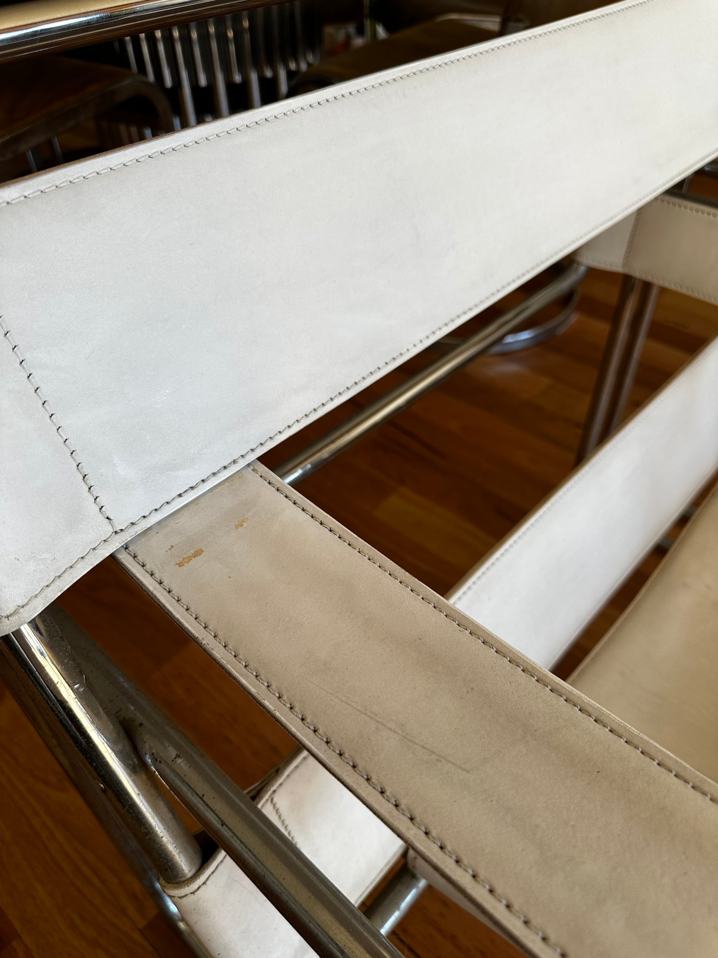 Pair of Authentic Fasem Marcel Breuer Wassily Chairs