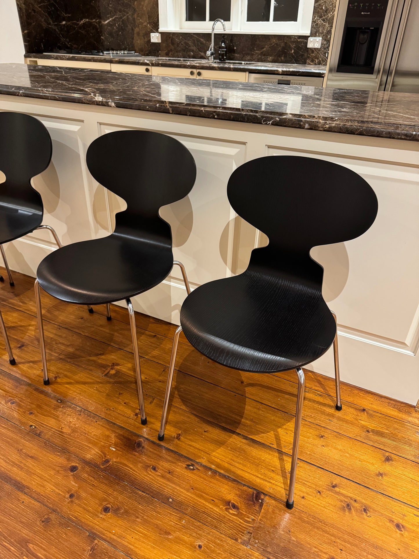 Set of Eight Fritz Hansen Ant Chairs