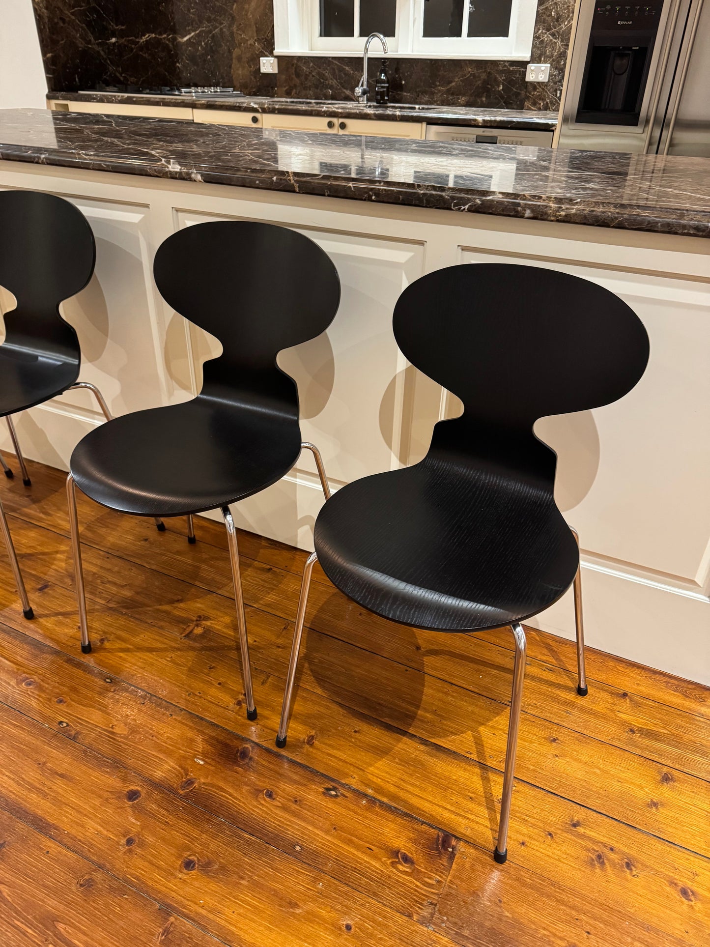 Set of Eight Fritz Hansen Ant Chairs