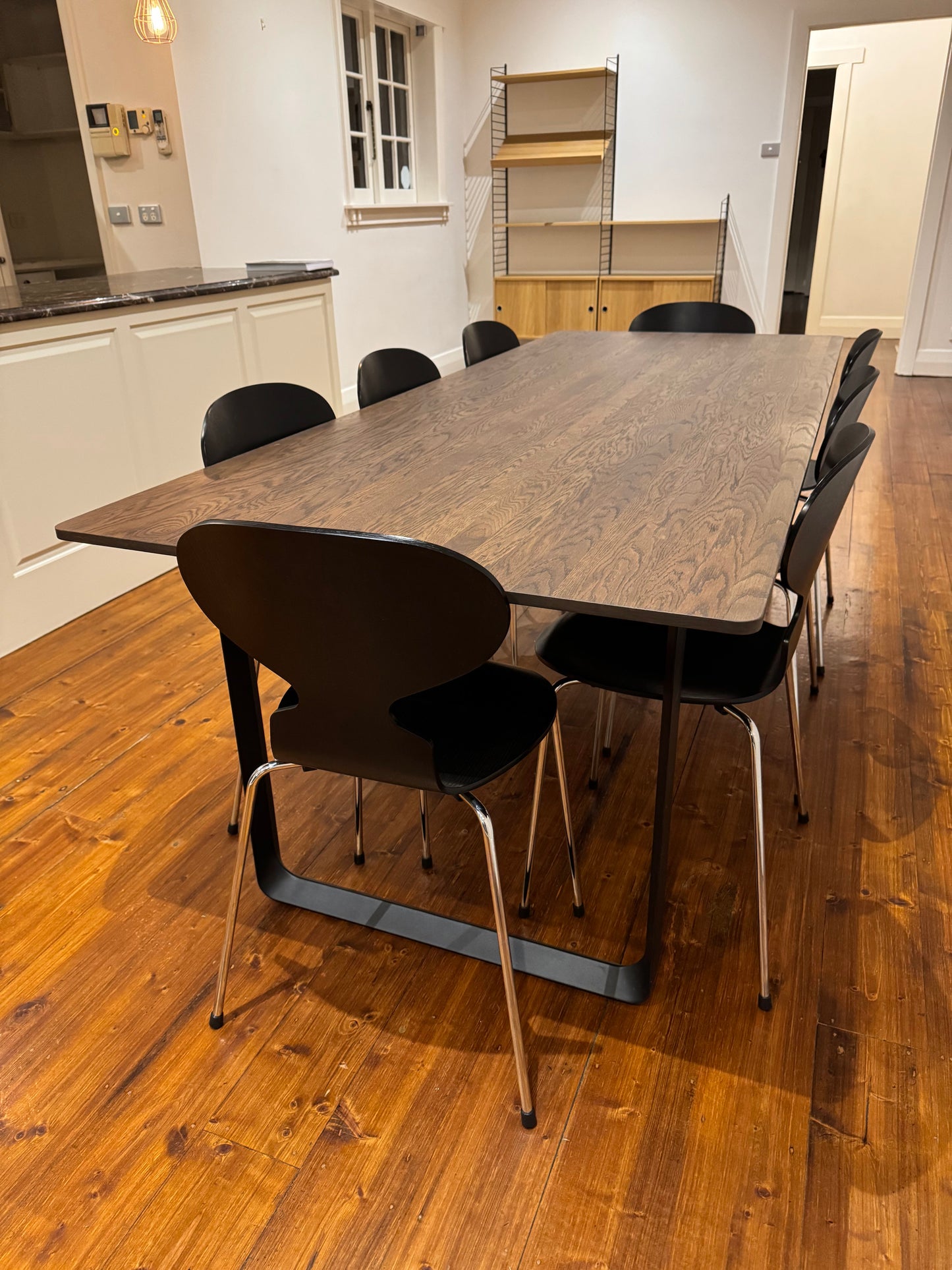 Set of Eight Fritz Hansen Ant Chairs
