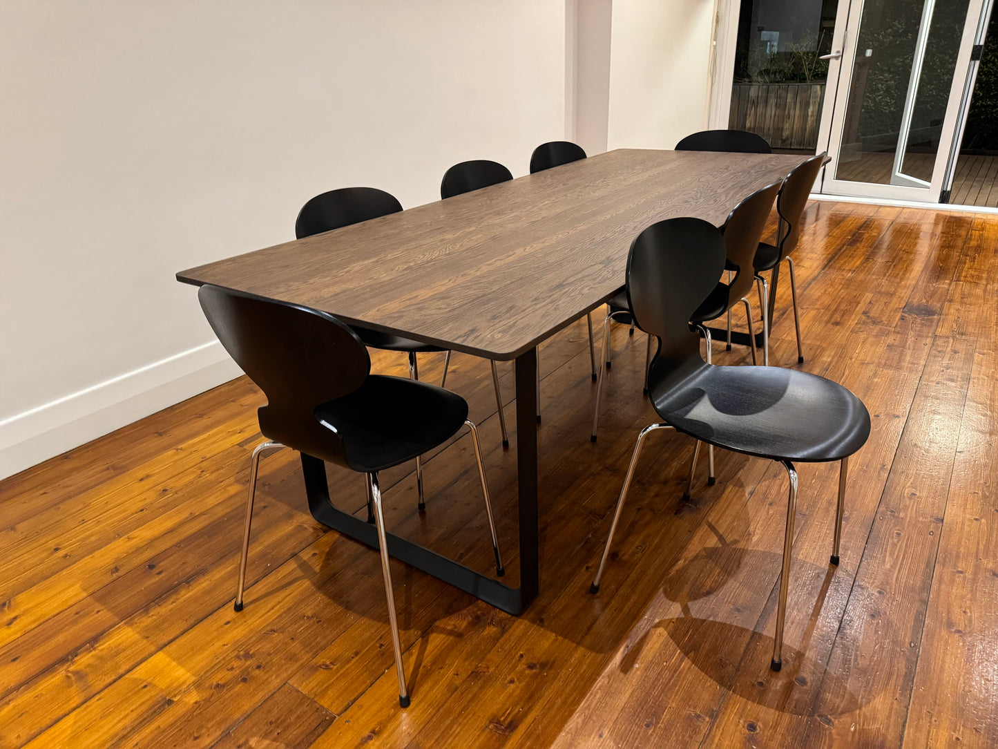 Set of Eight Fritz Hansen Ant Chairs
