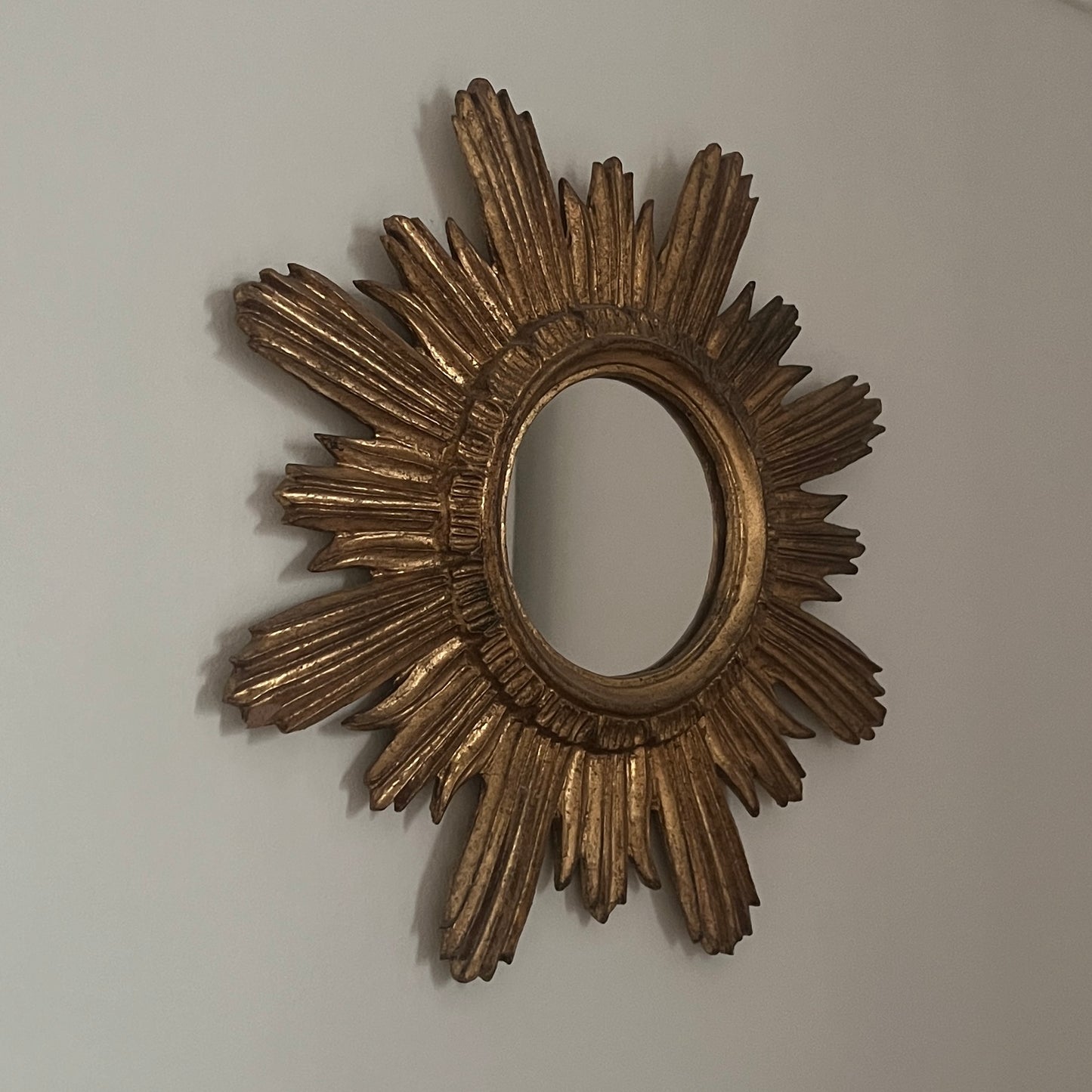 1950s Italian Gilt Sun Mirror