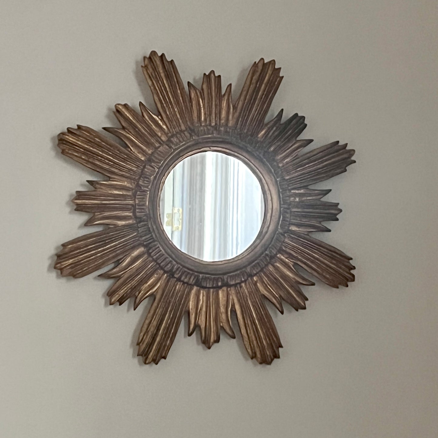 1950s Italian Gilt Sun Mirror