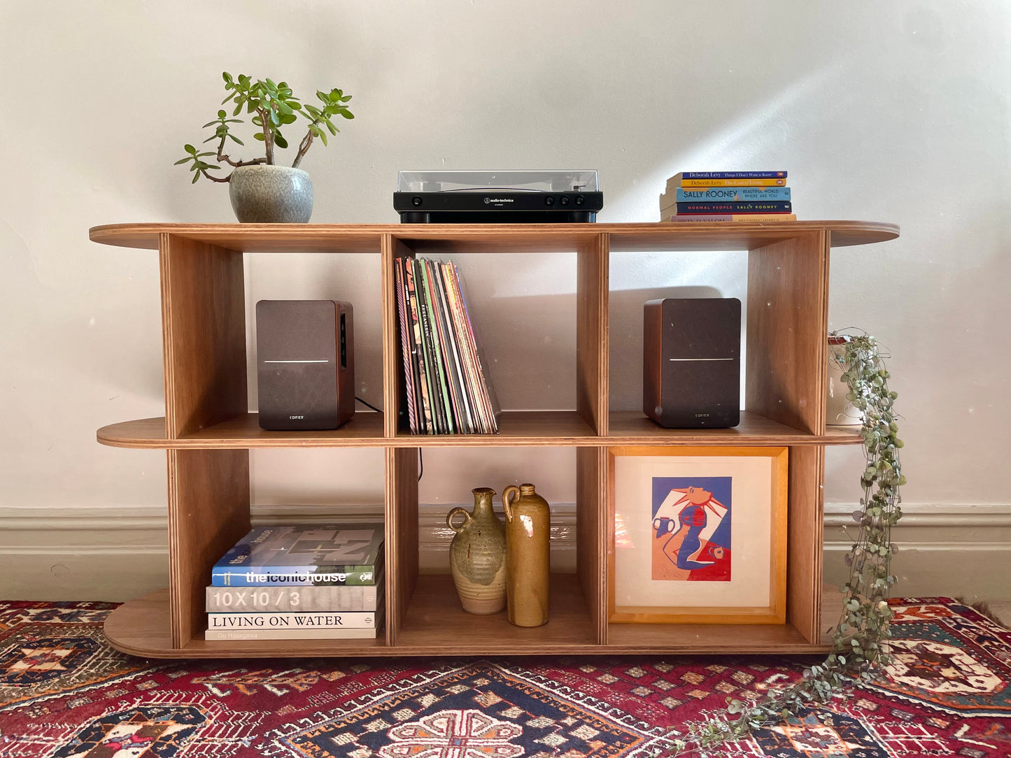 - Handcrafted Australian Blackbutt Curved Console / Sideboard