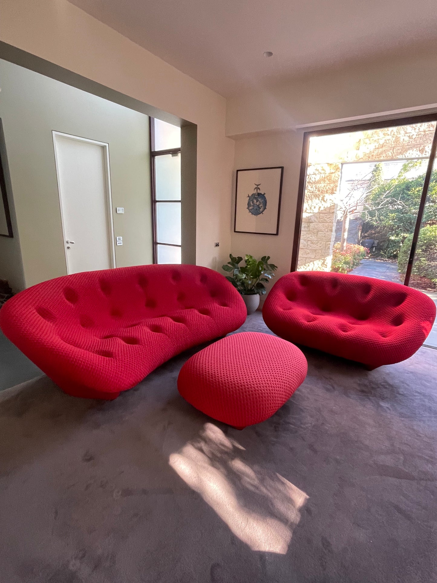 Lignet Roset Ploum Three Seater, Two Seater & Ottoman