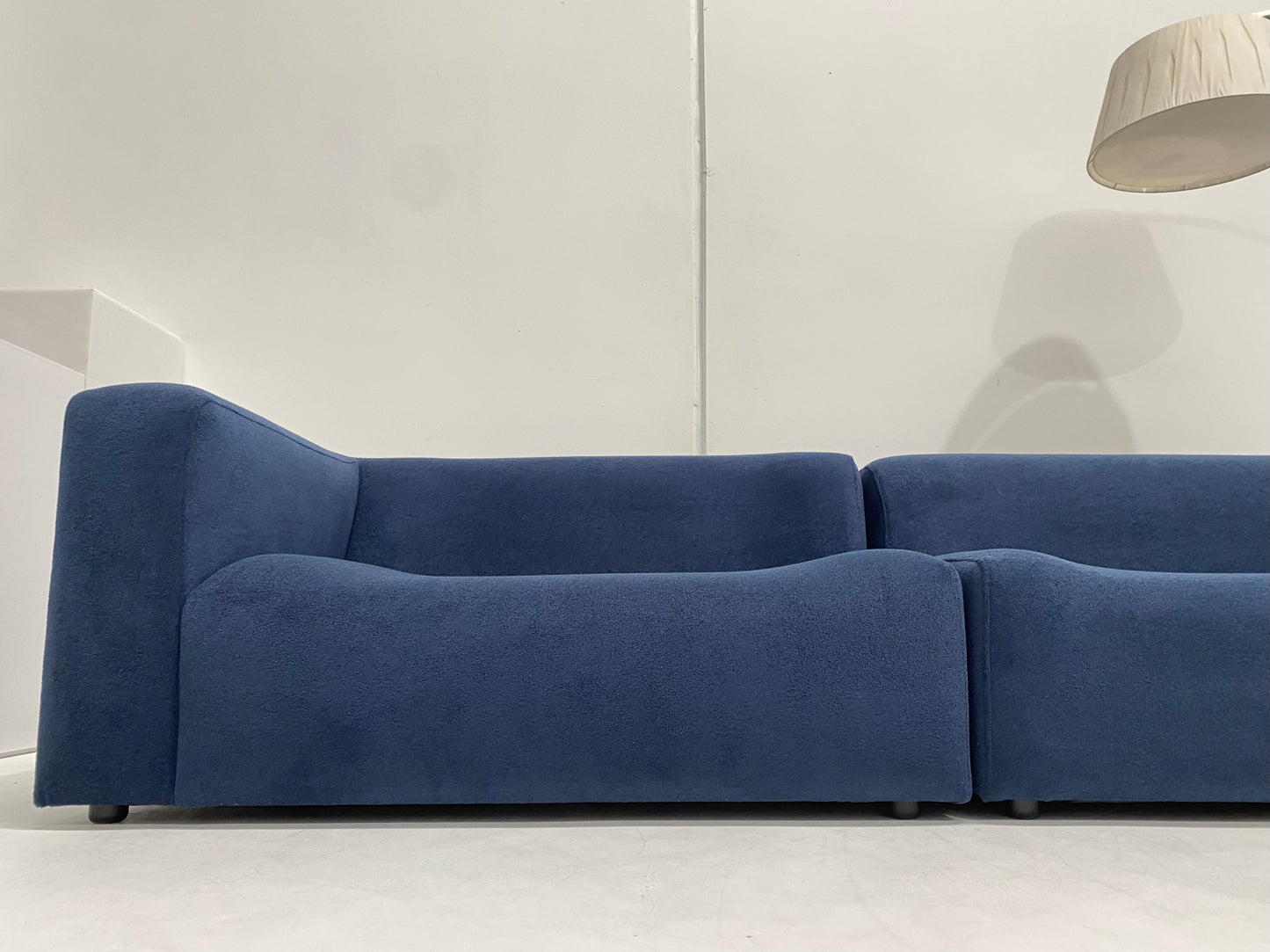 Blue Sofa & Ottoman