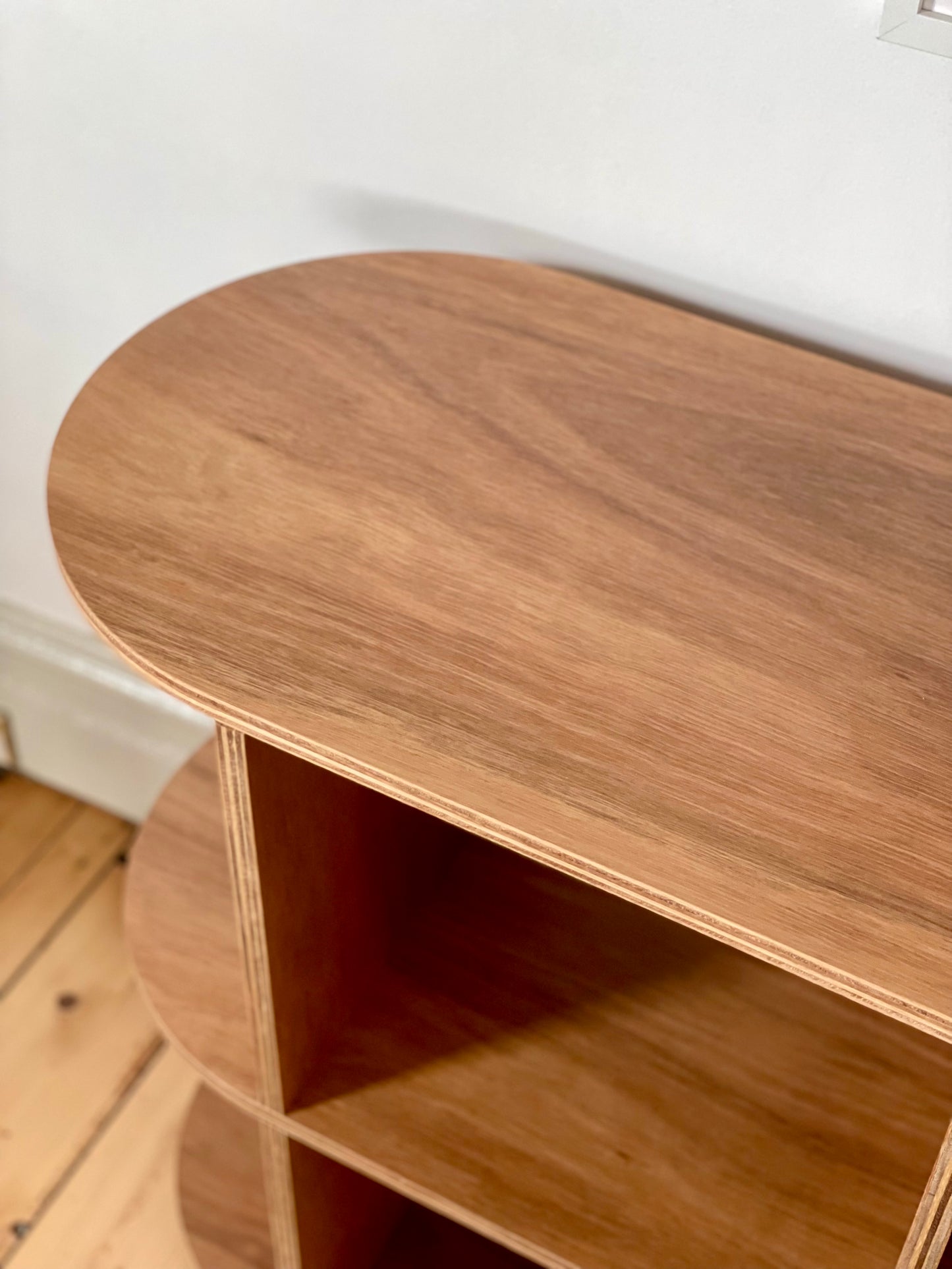 - Handcrafted Australian Blackbutt Curved Console / Sideboard