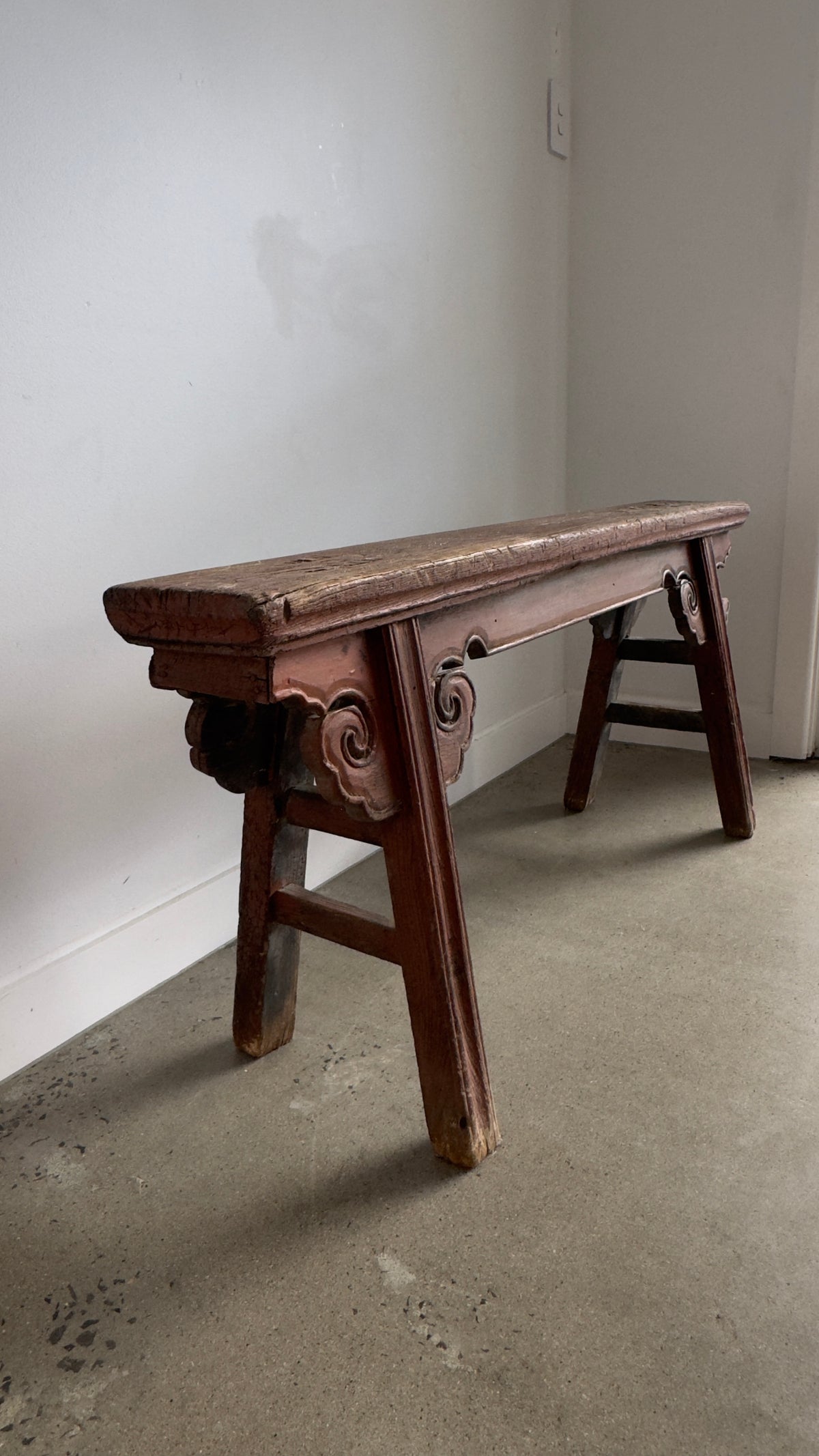 Antique Chinese Elm Bench