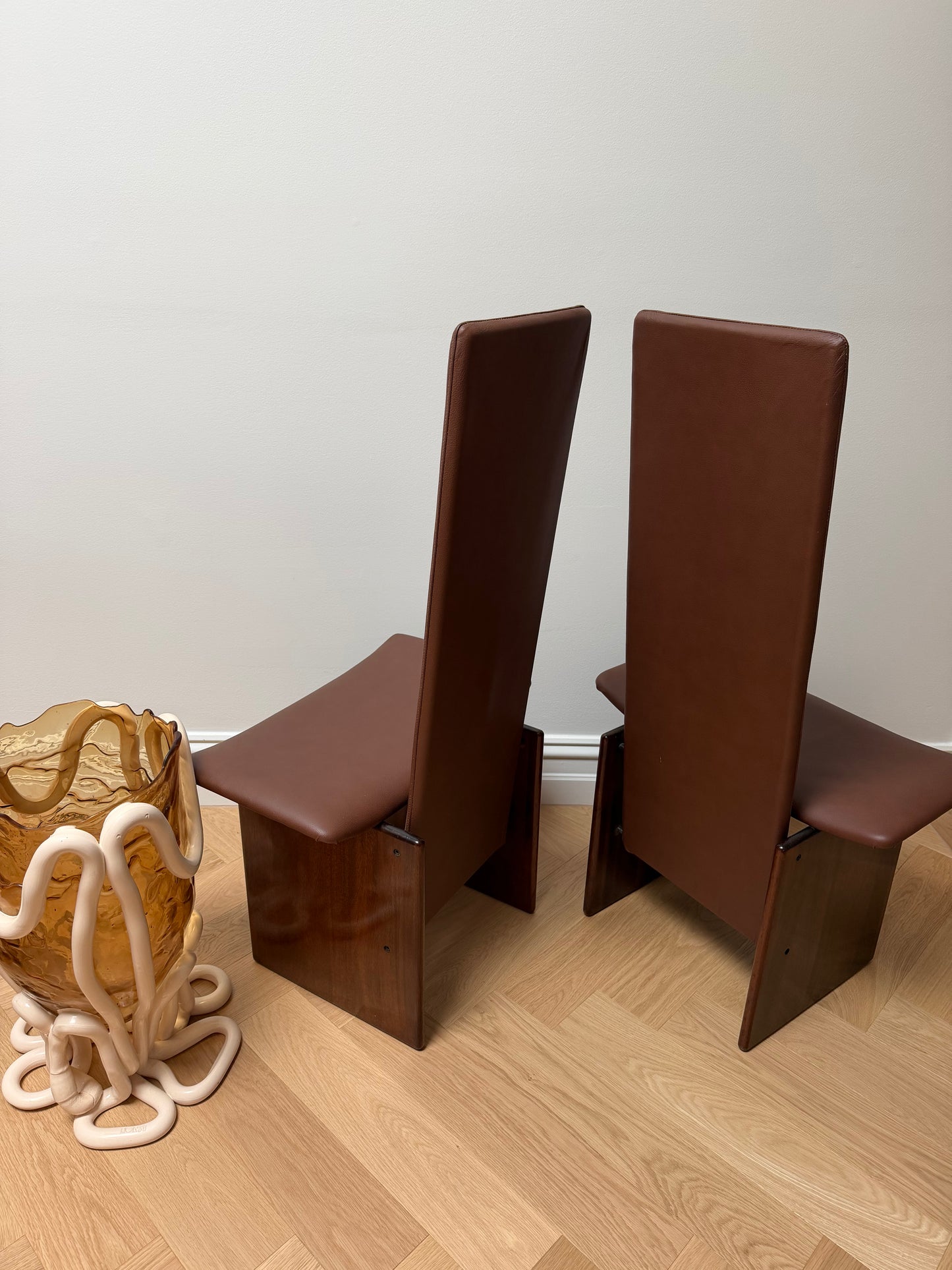 Pair of Rennie Chairs by Kazuhide Takahama for Gavina