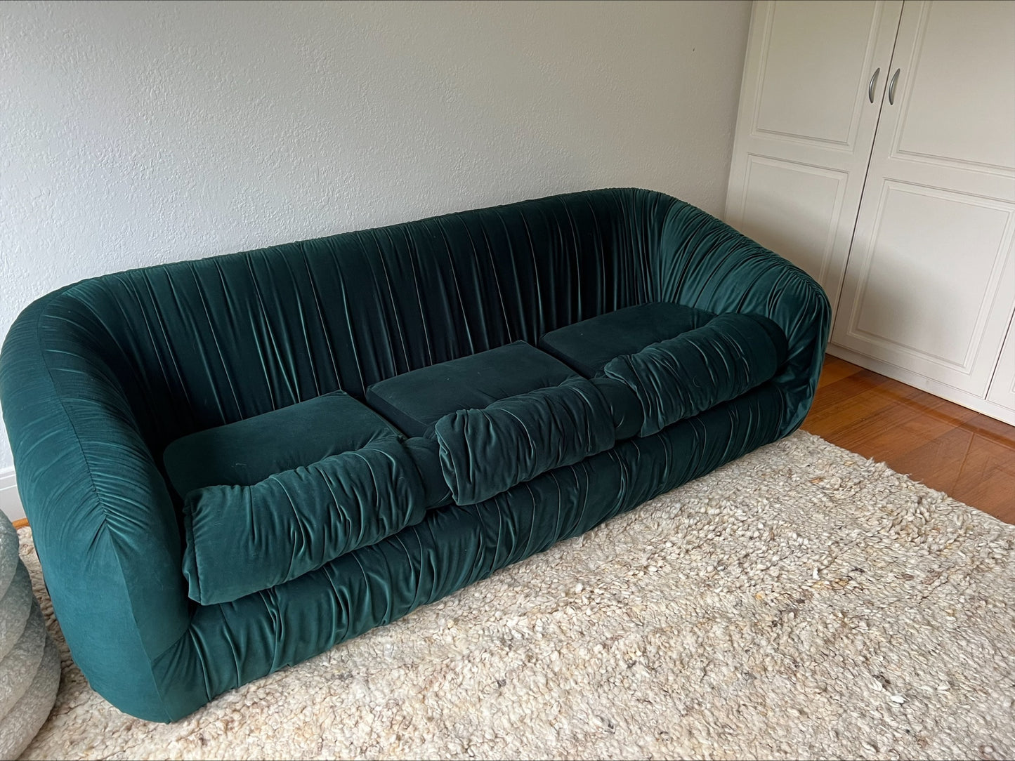 Green Flerbelle Armchairs - Two Available
