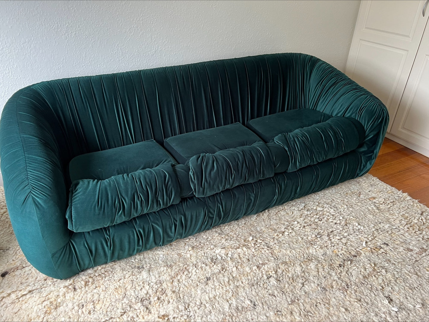 Green Flerbelle Armchairs - Two Available