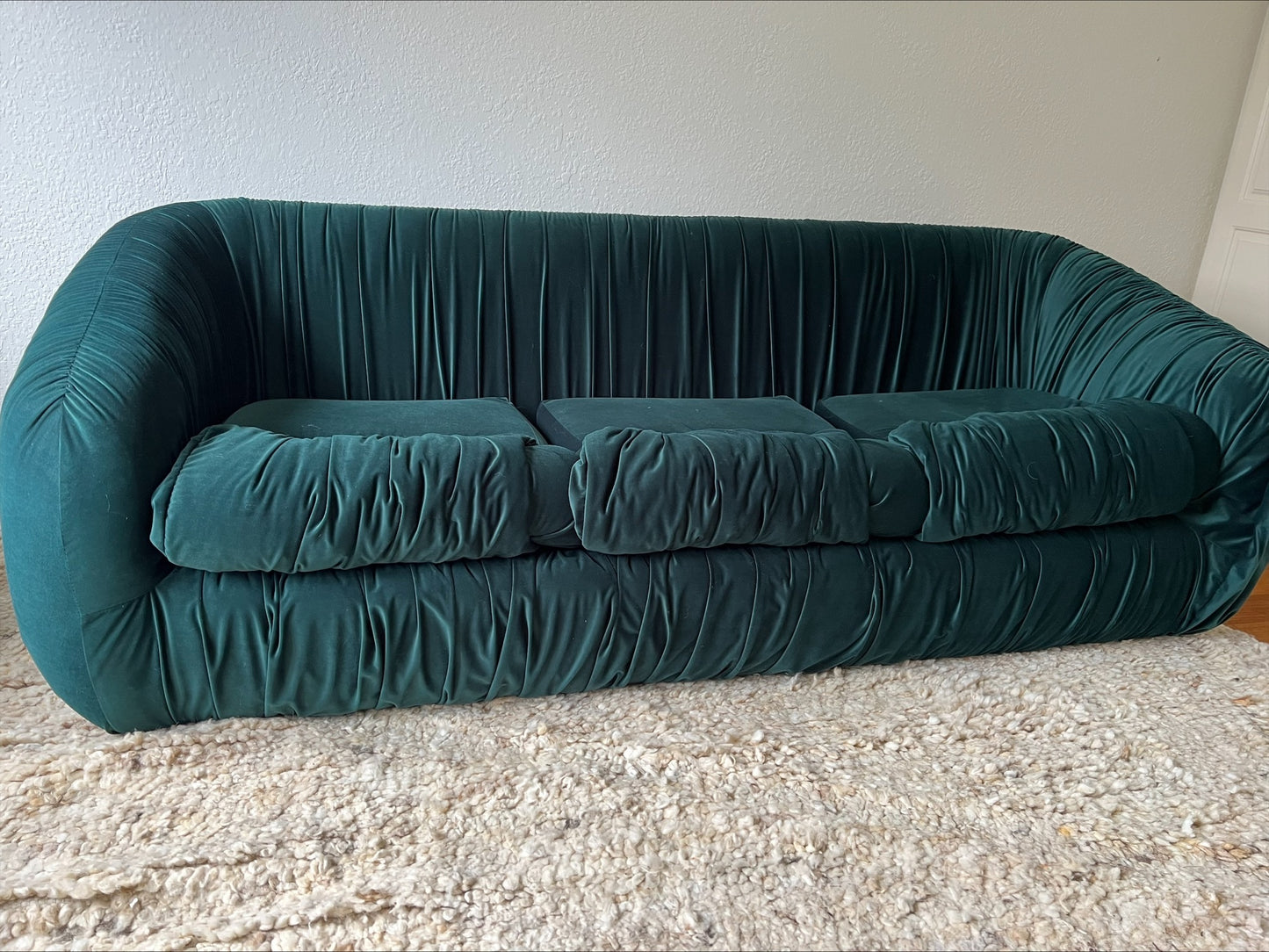 Green Flerbelle Armchairs - Two Available