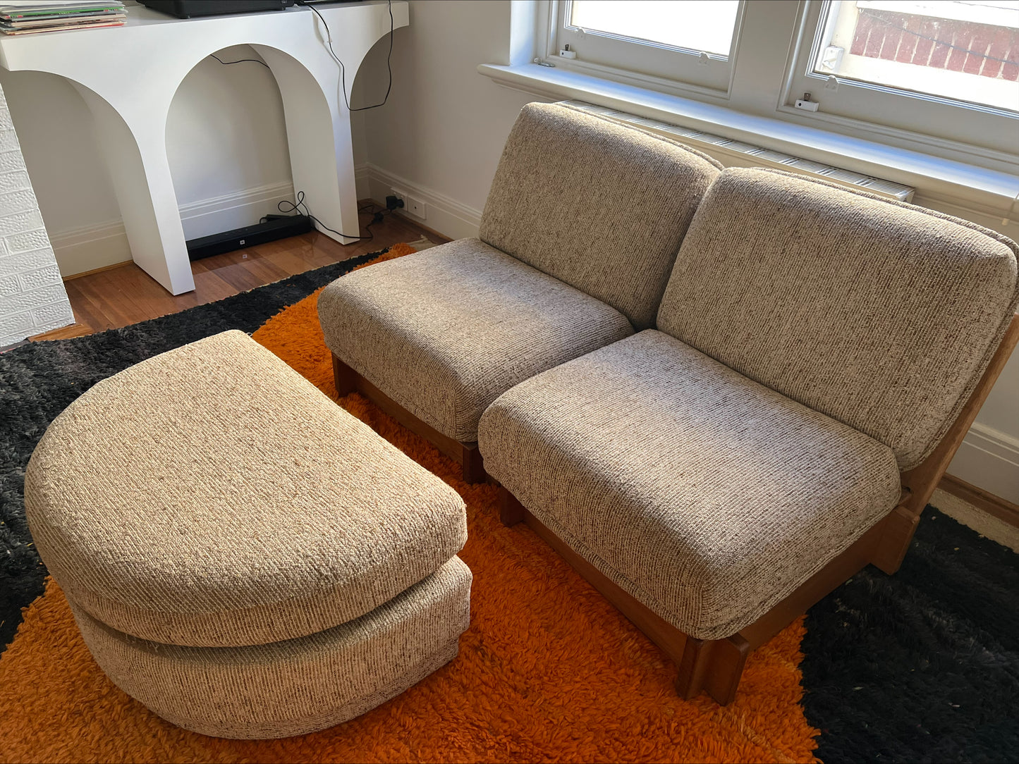 - Vintage Parker Modular Sofa Set
